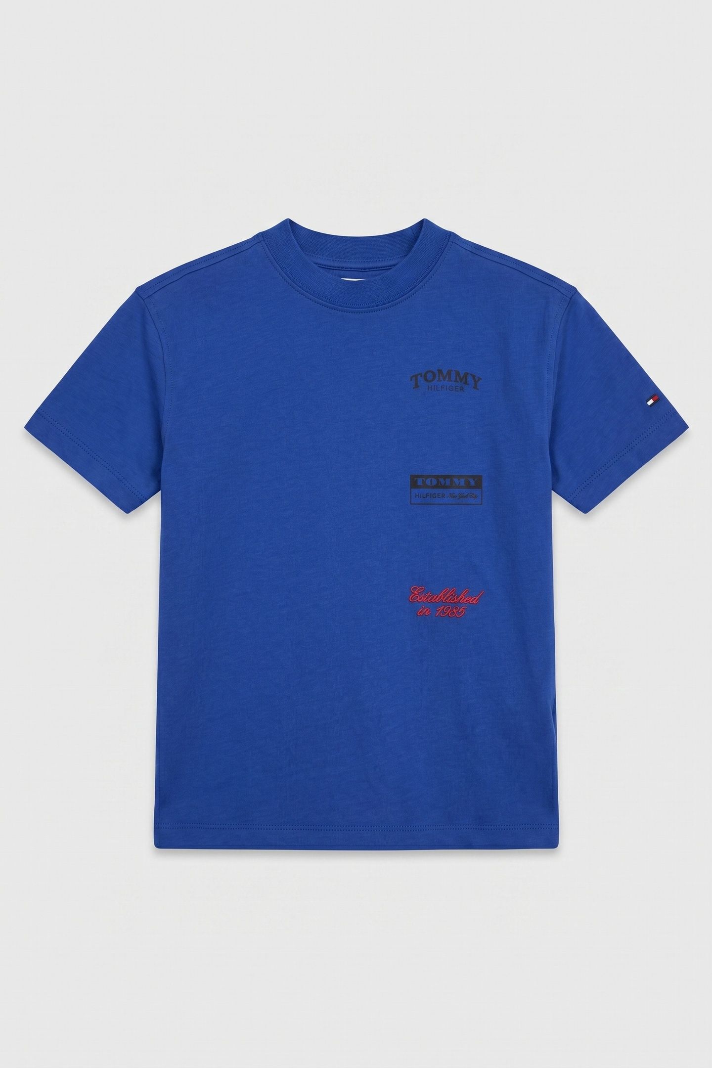 BOYS MULTI PRINT T-SHIRT MAJESTY BLUE 2