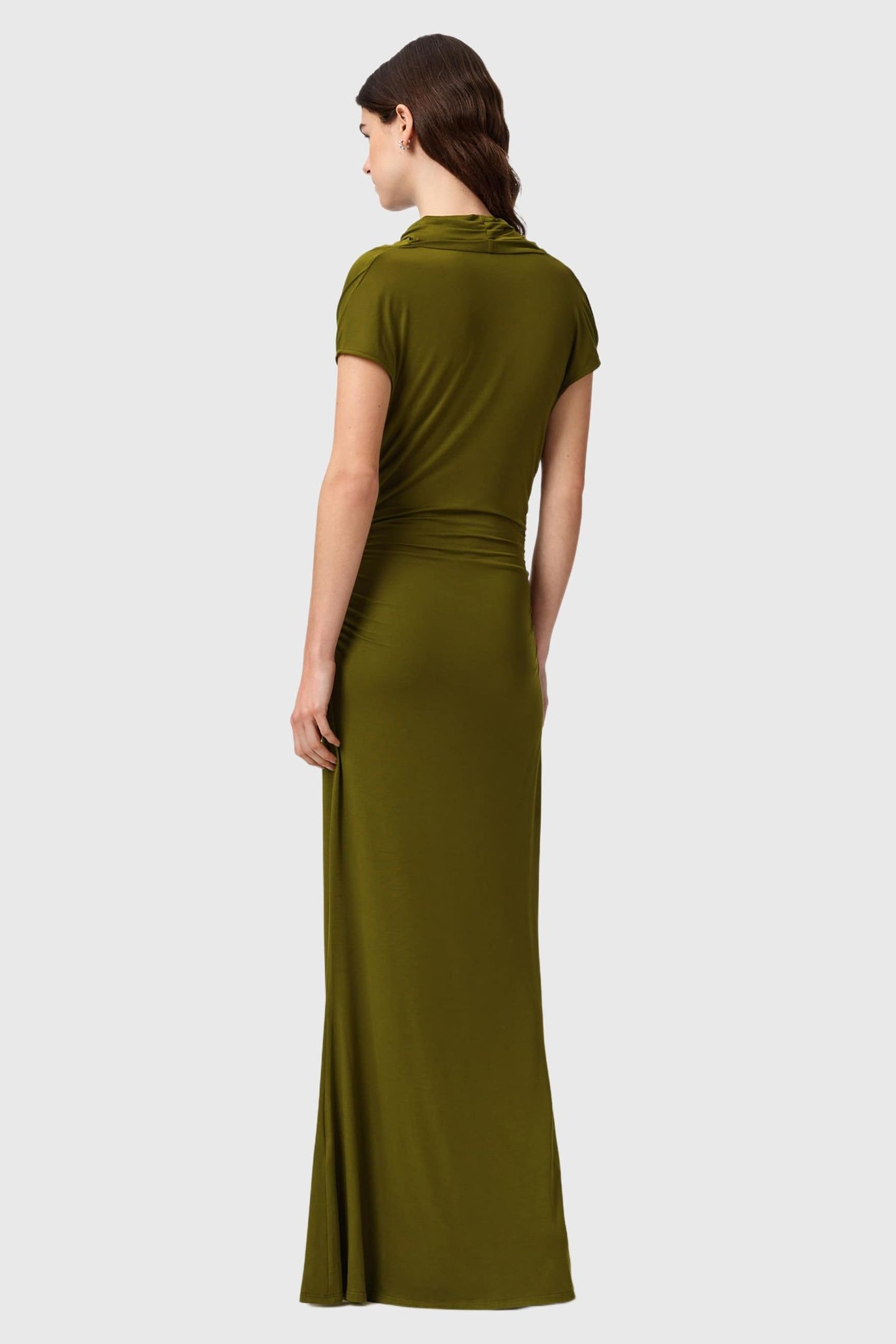 SELENA DRESS KHAKI GREEN 4