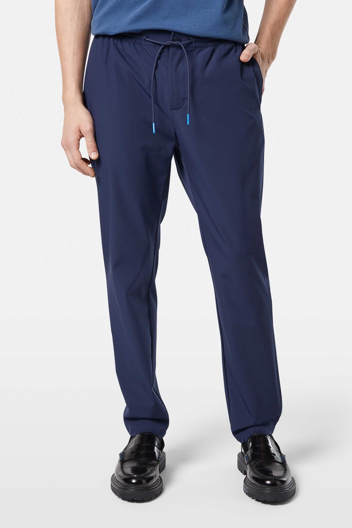 WARREN - STRETCH NYLON-BLEND JOGGER NAVY 1