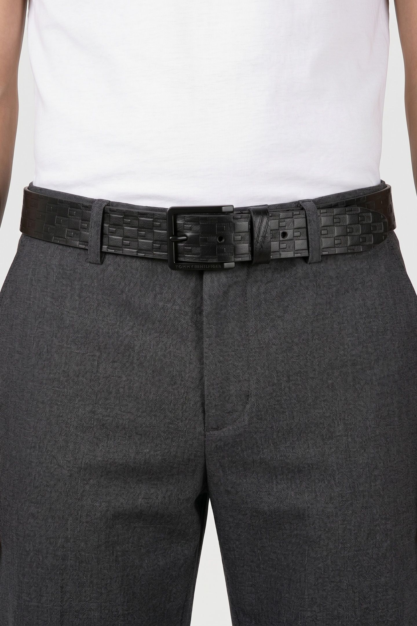 FLAG MONOGRAM BELT BLACK 3