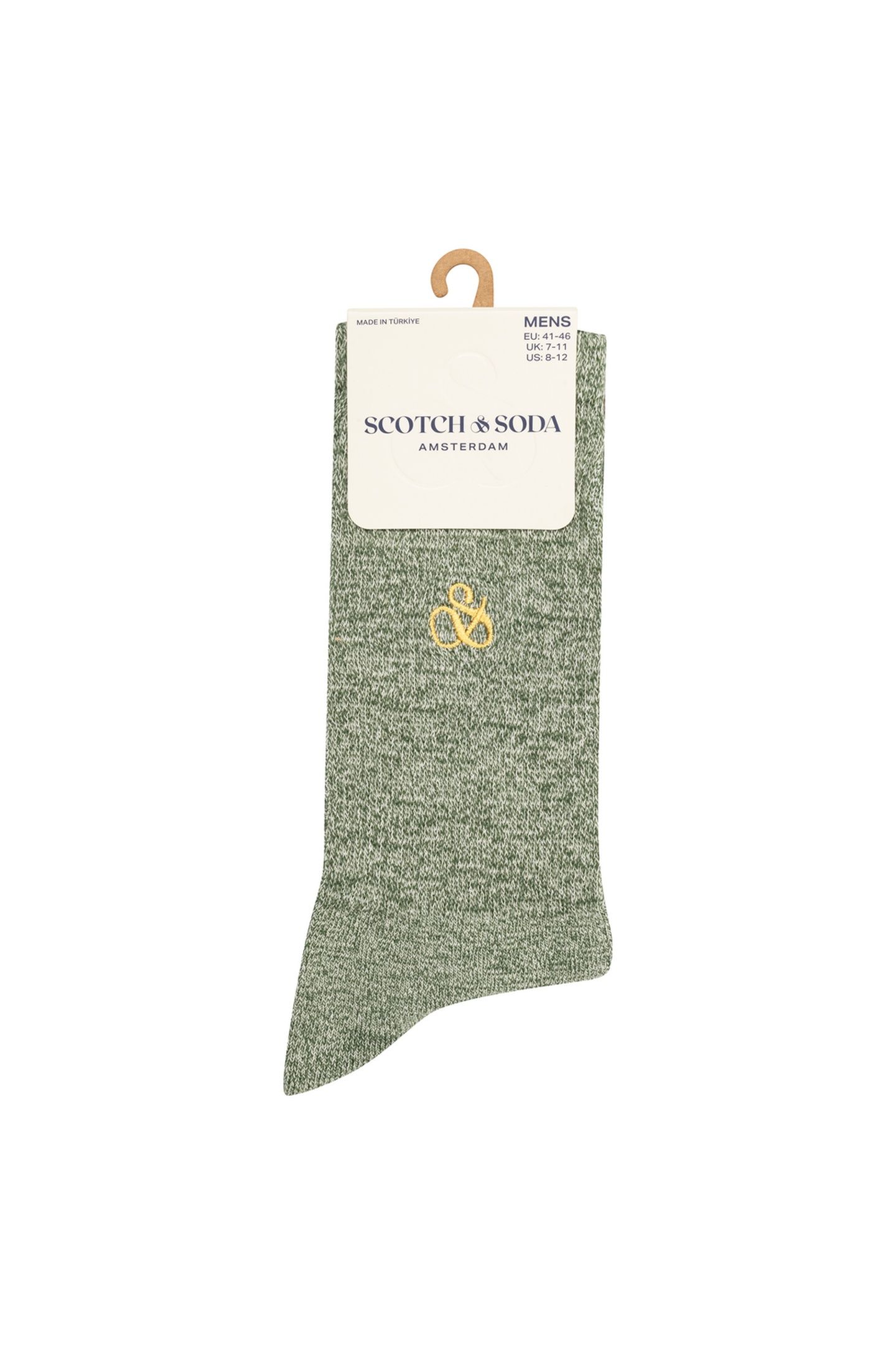 3PK MENS NON TERRY RIBBED CREW GREEN 2