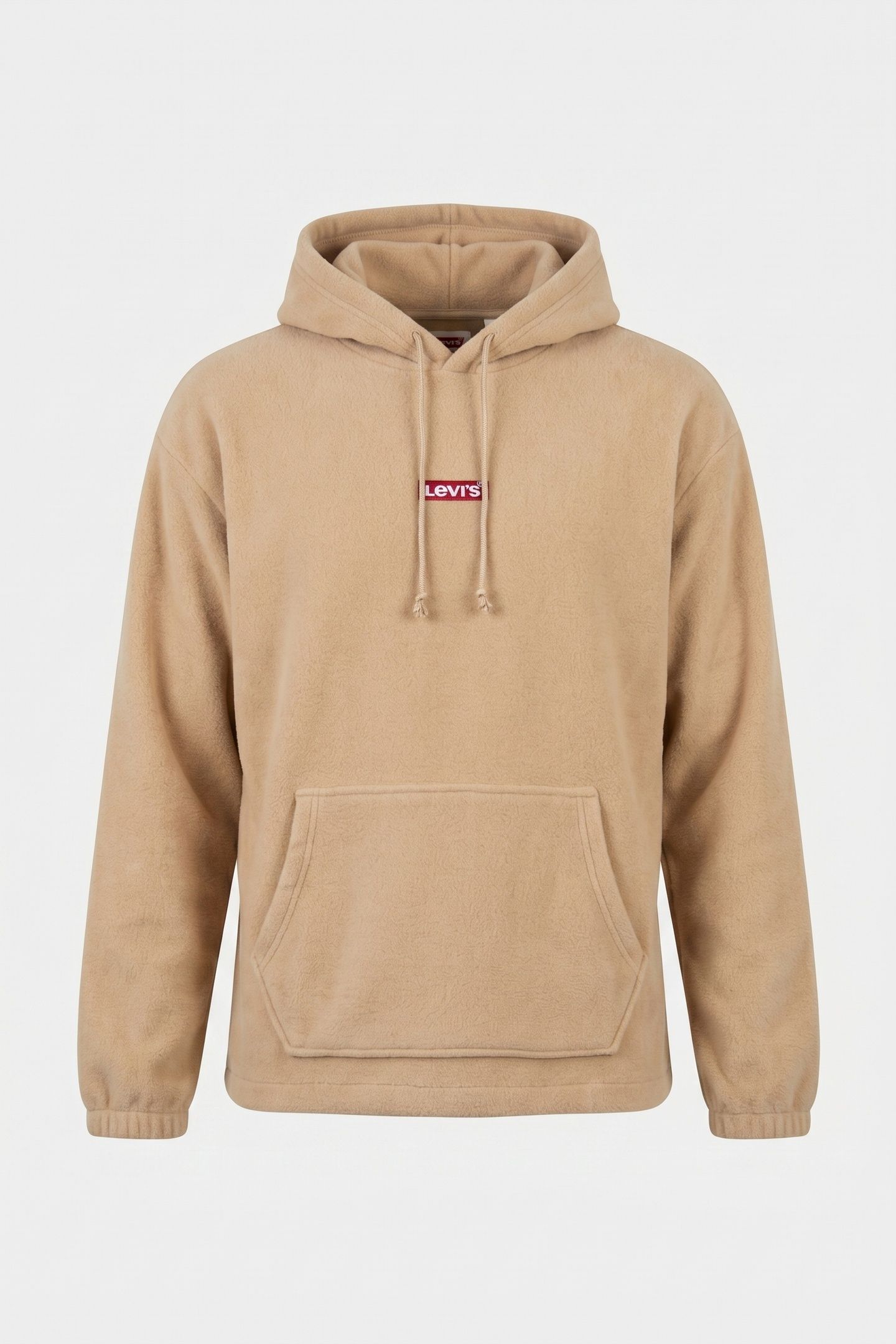FLEECE BABY TAB EMBROIDERY RED LOGO HOODIE 3