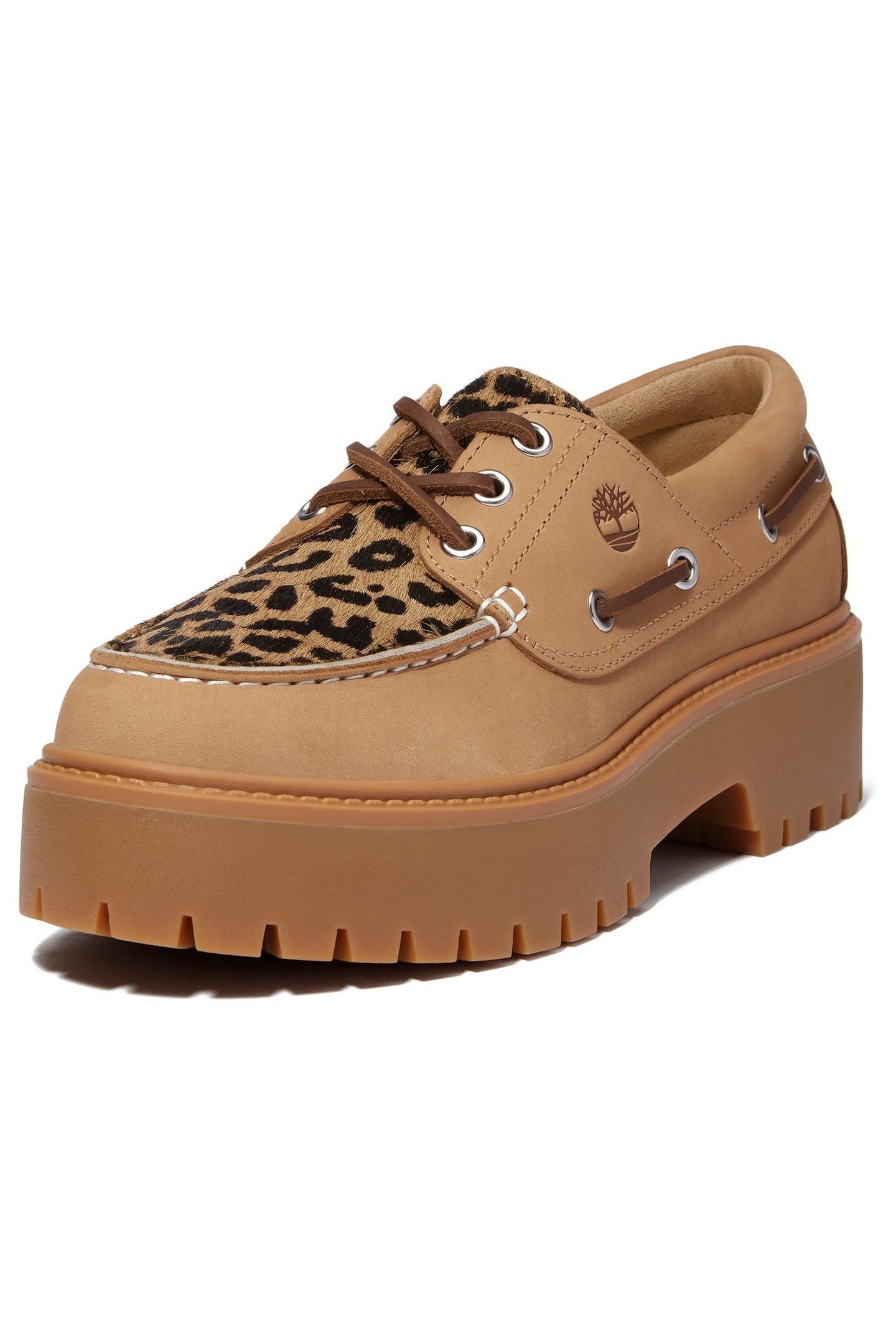 STONE STREET BOAT SHOE MEDIUM BEIGE NUBUCK 4