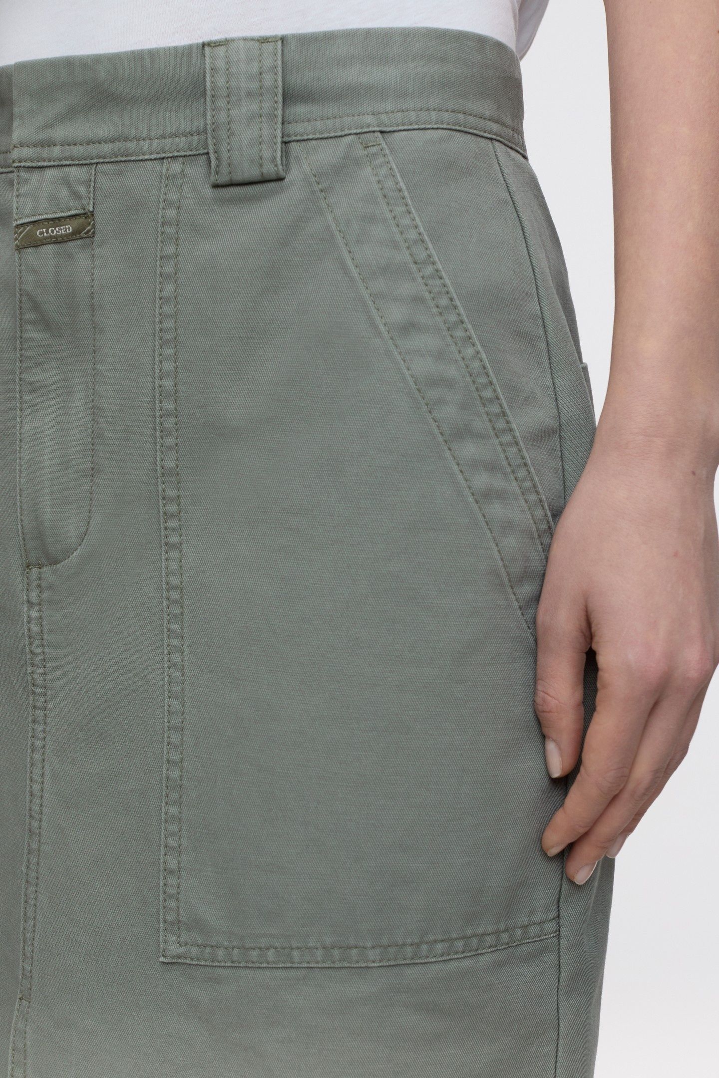 UTILITY SKIRT FADED GREEN 5