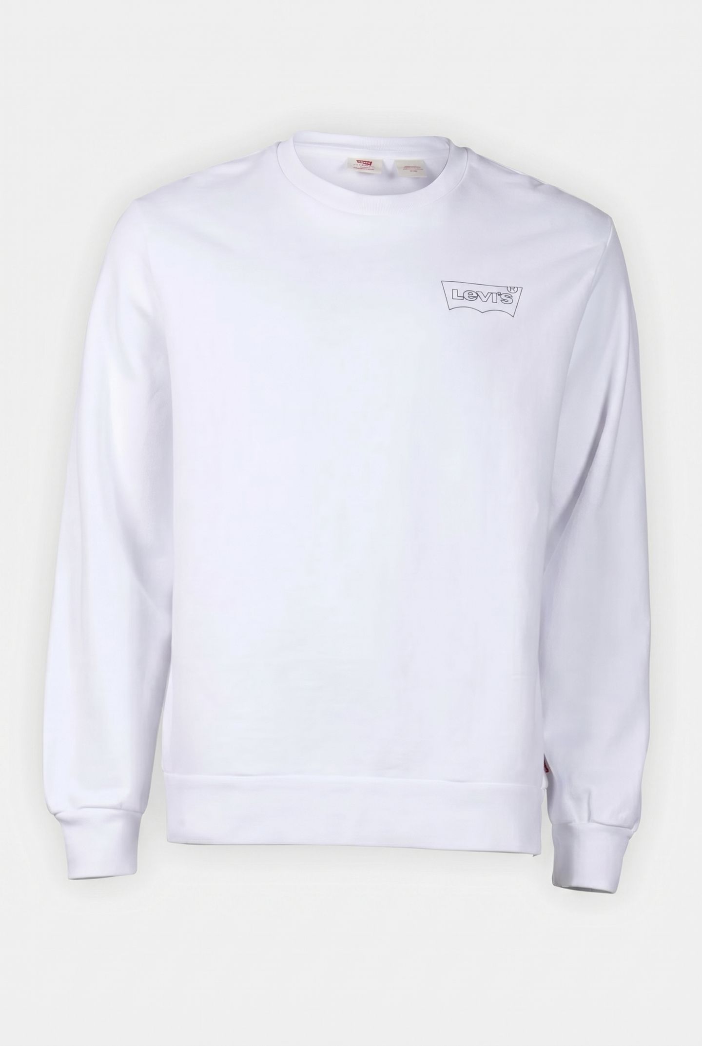 GRAPHIC SWEATSHIRT BATWING OUTLINED CHESTHIT WHITE 3