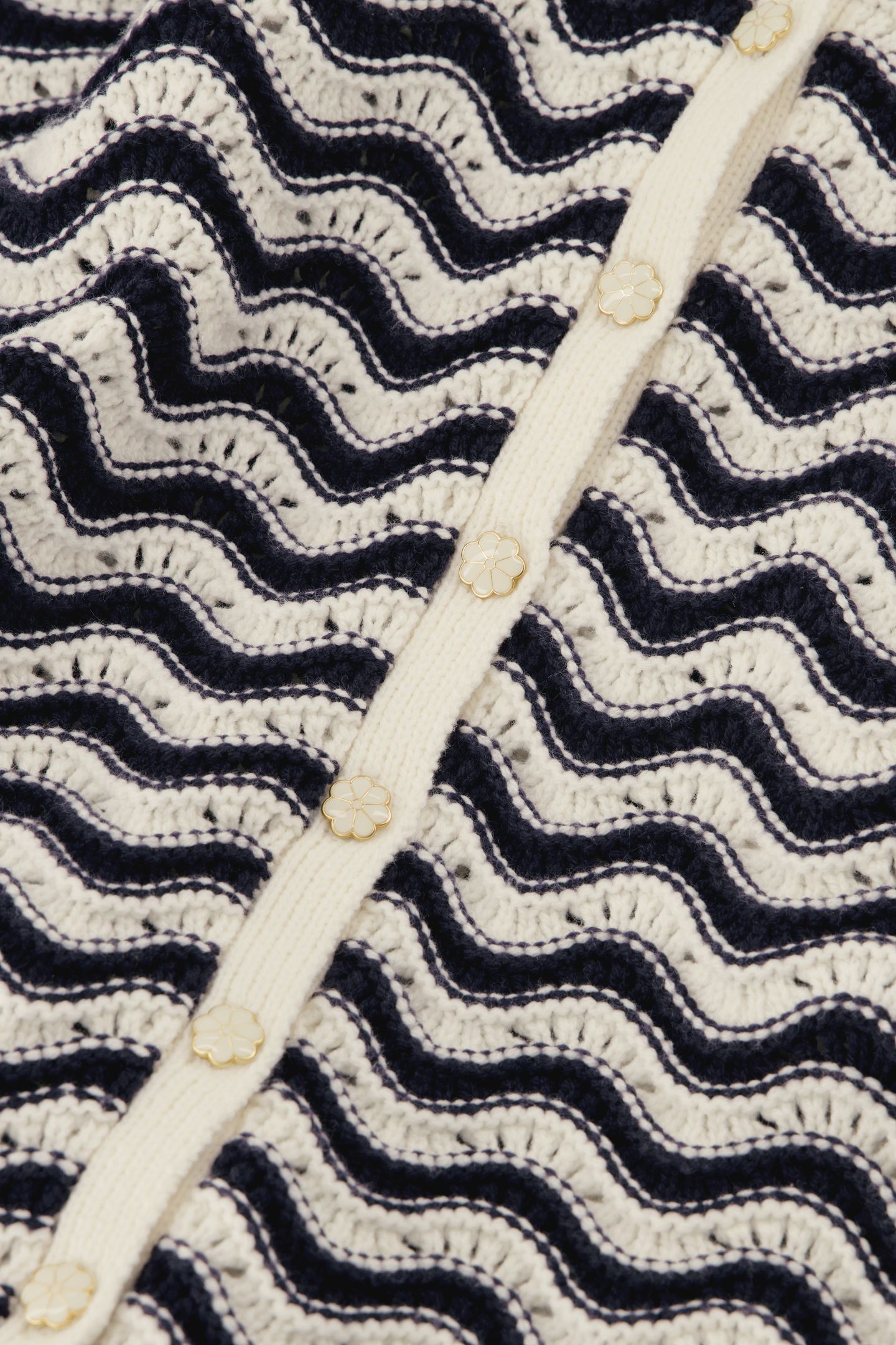 CARO CROCHET CARDIGAN LONG SLEEVE AFTER MIDNIGHT BLUE 5