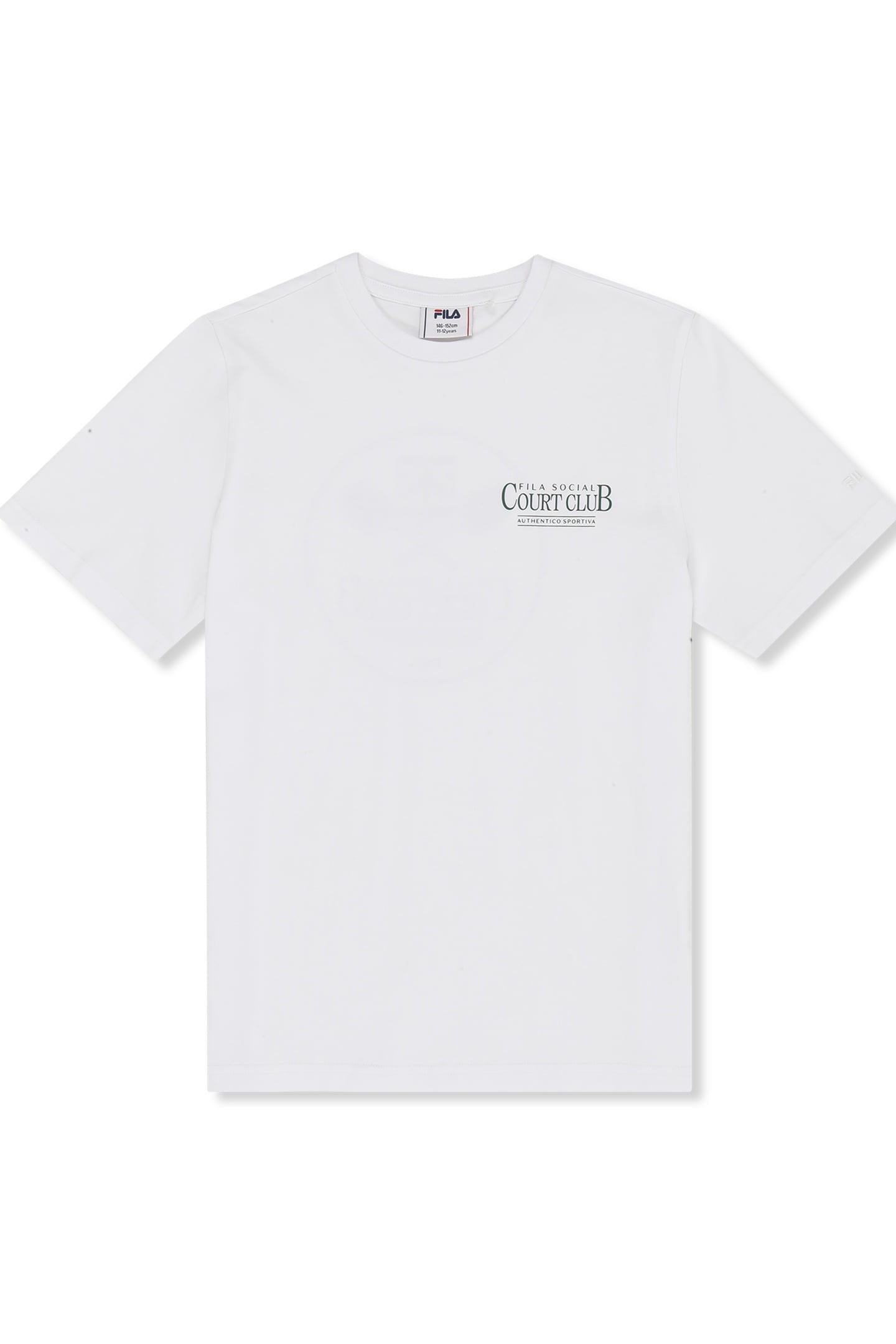 MONTANELLI LOOSE GRAPHIC T-SHIRT BRIGHT WHITE 1