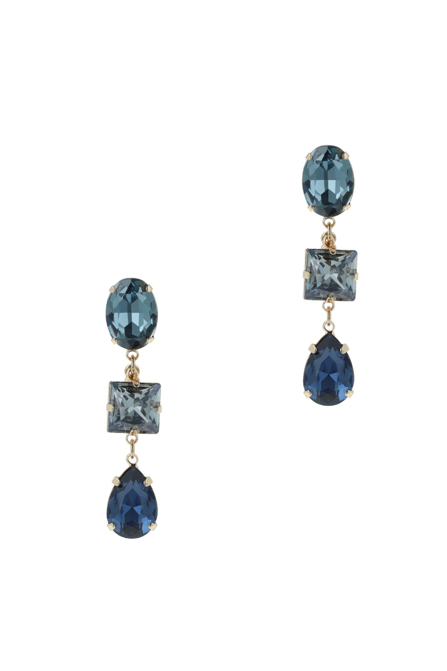 BLUE CRYSTAL EARRINGS 1