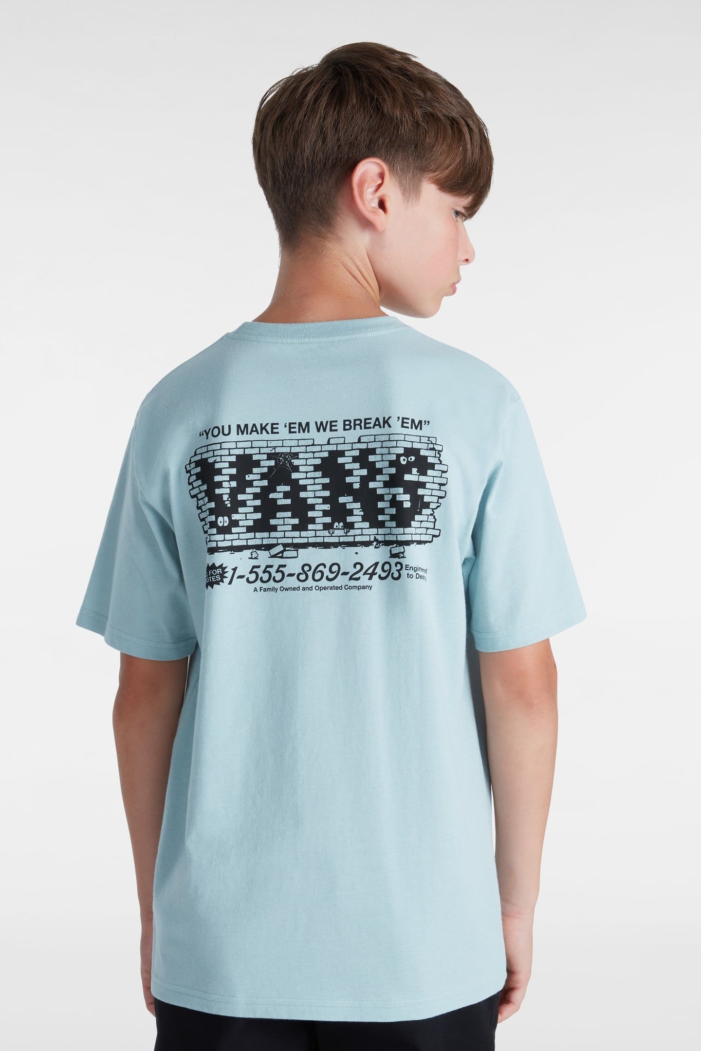 BOYS BREAK MADE SS GRAY MIST 3