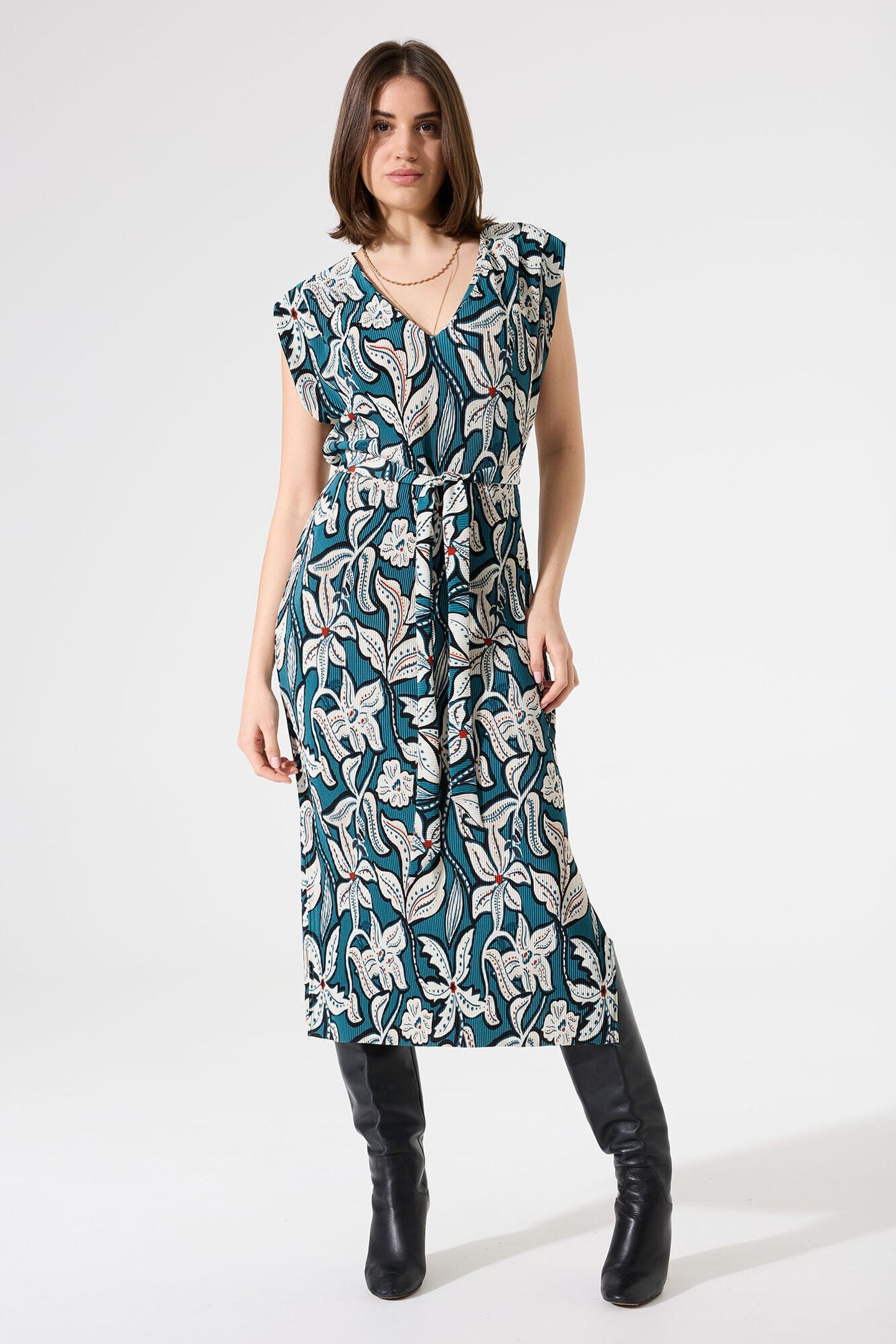 LADIES DRESS BLUE LAGOON 1