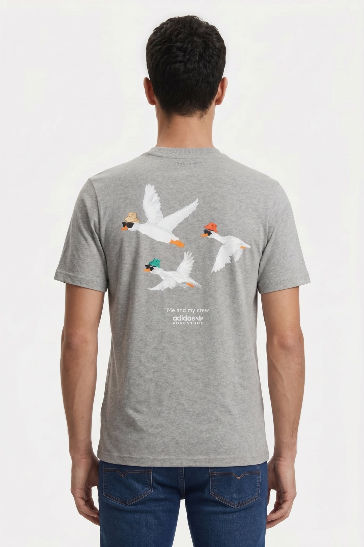 ORIGINALS UNISEX ADIDAS ADVENTURE GRAPHIC DUCKIES T-SHIRT 3