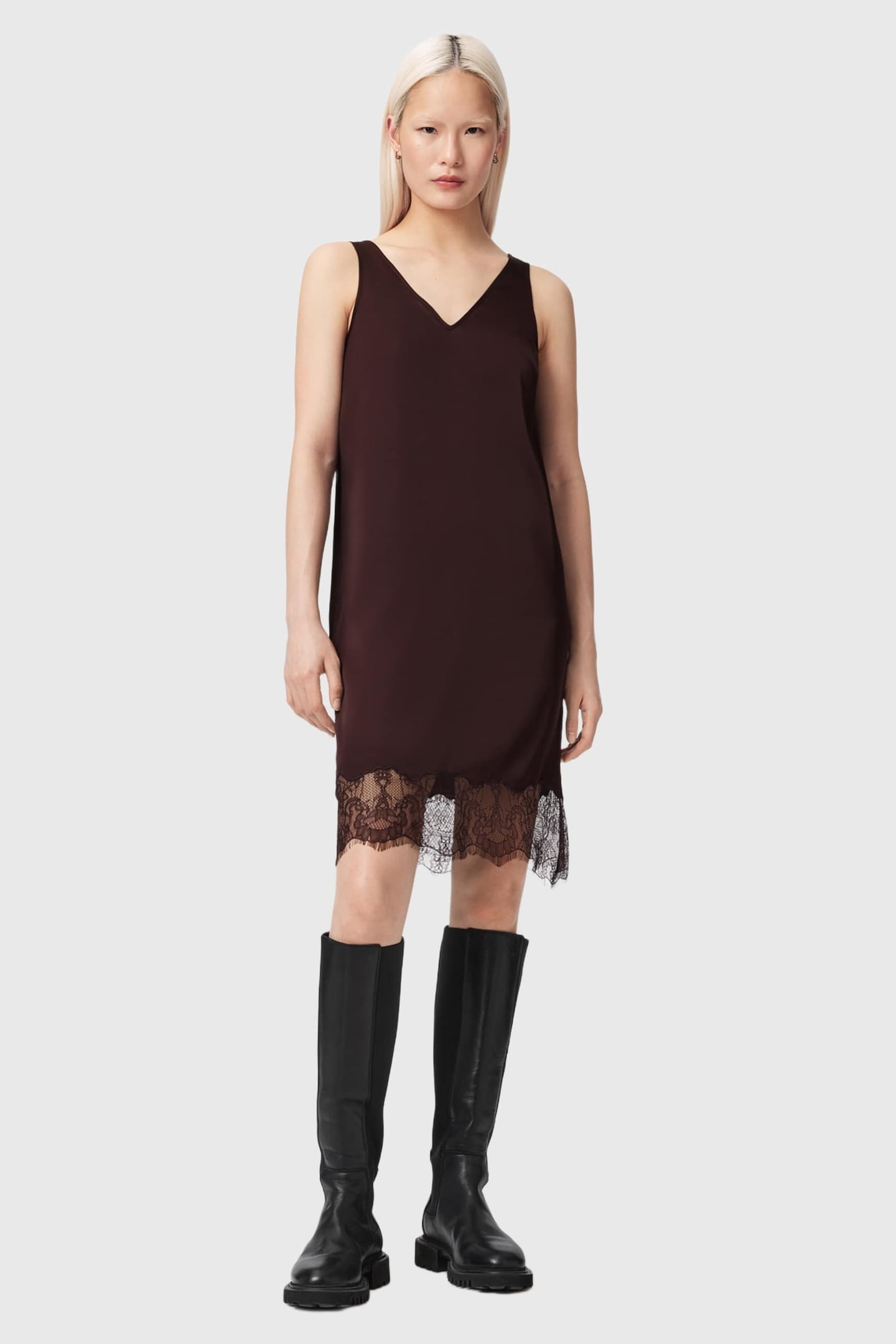 ELOISE DRESS OXBLOOD RED 2