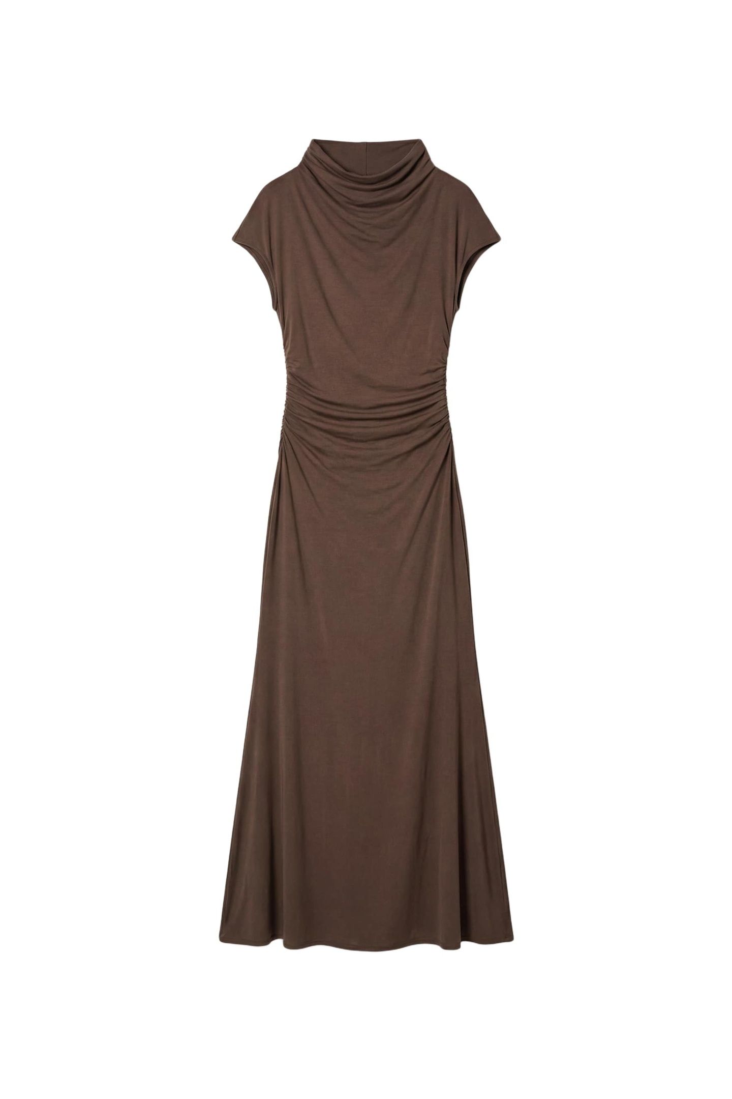 SELENA DRESS BITTER BROWN 6
