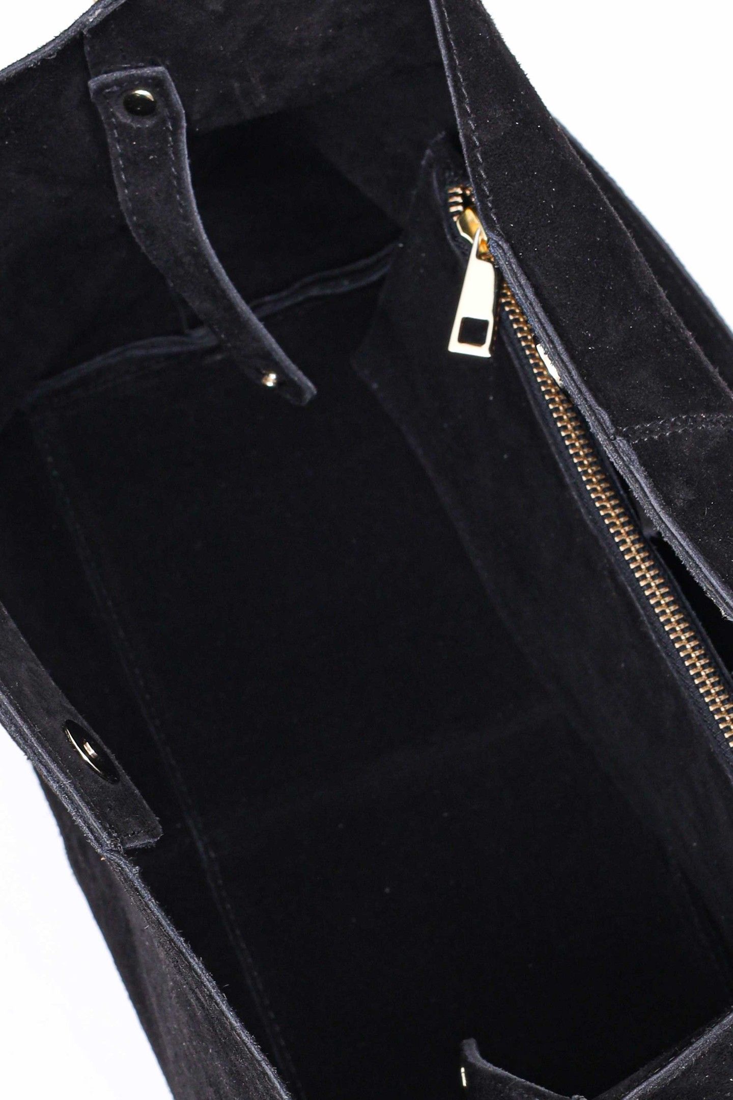 CHIARA SUEDE BLACK W. GOLD 4