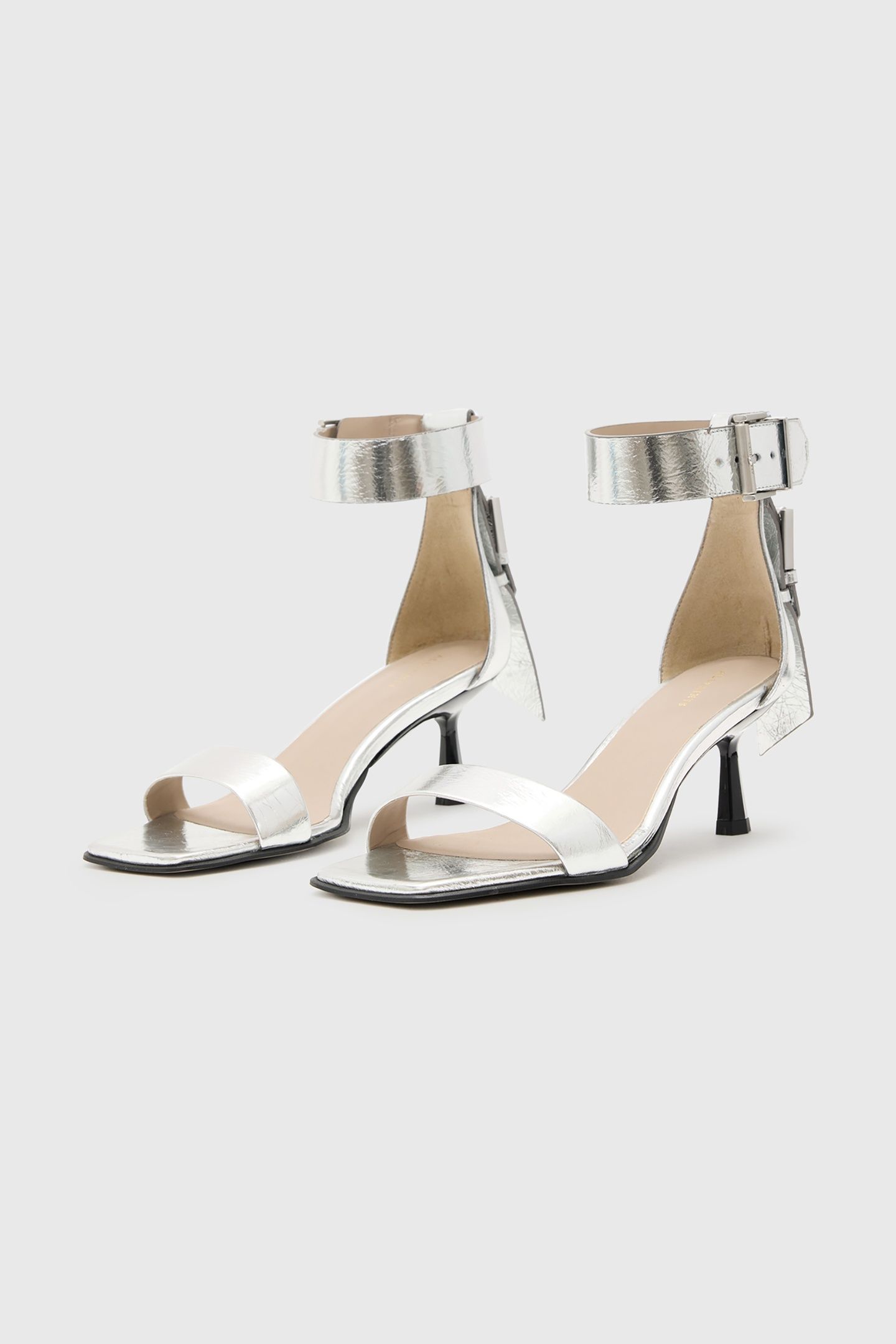 NOIR LOW SANDAL SILVER 2
