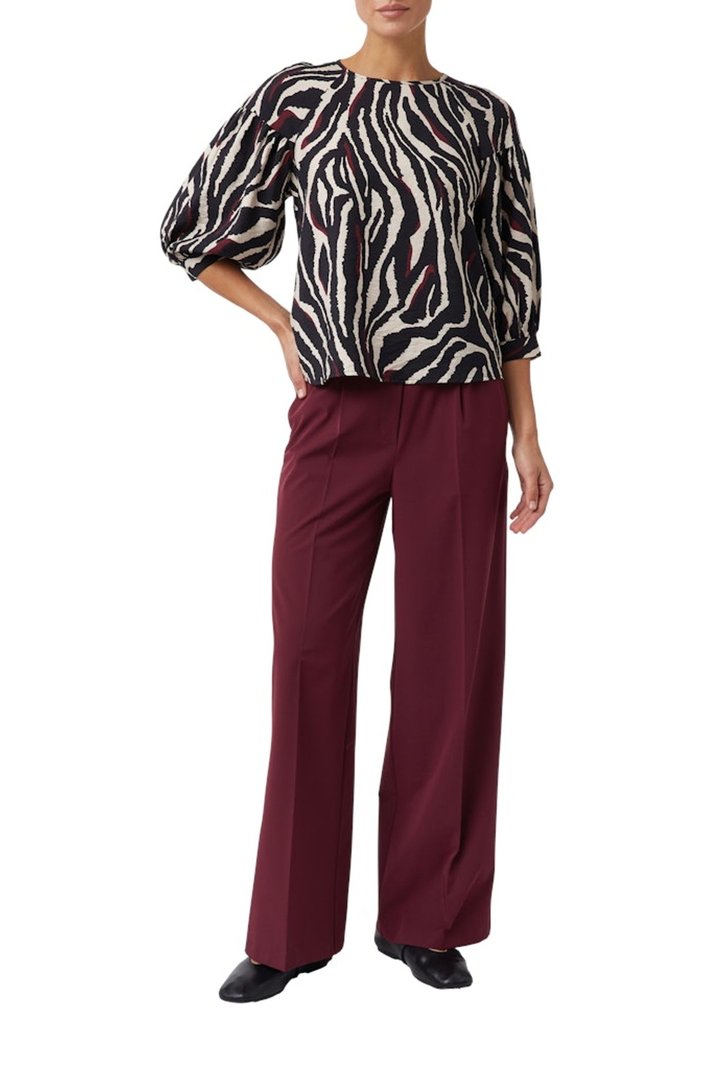 BLOUSES BURGUNDY 2