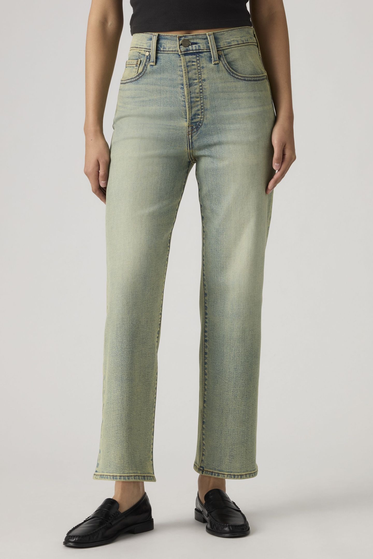 RIBCAGE STRAIGHT ANKLE JEANS 5