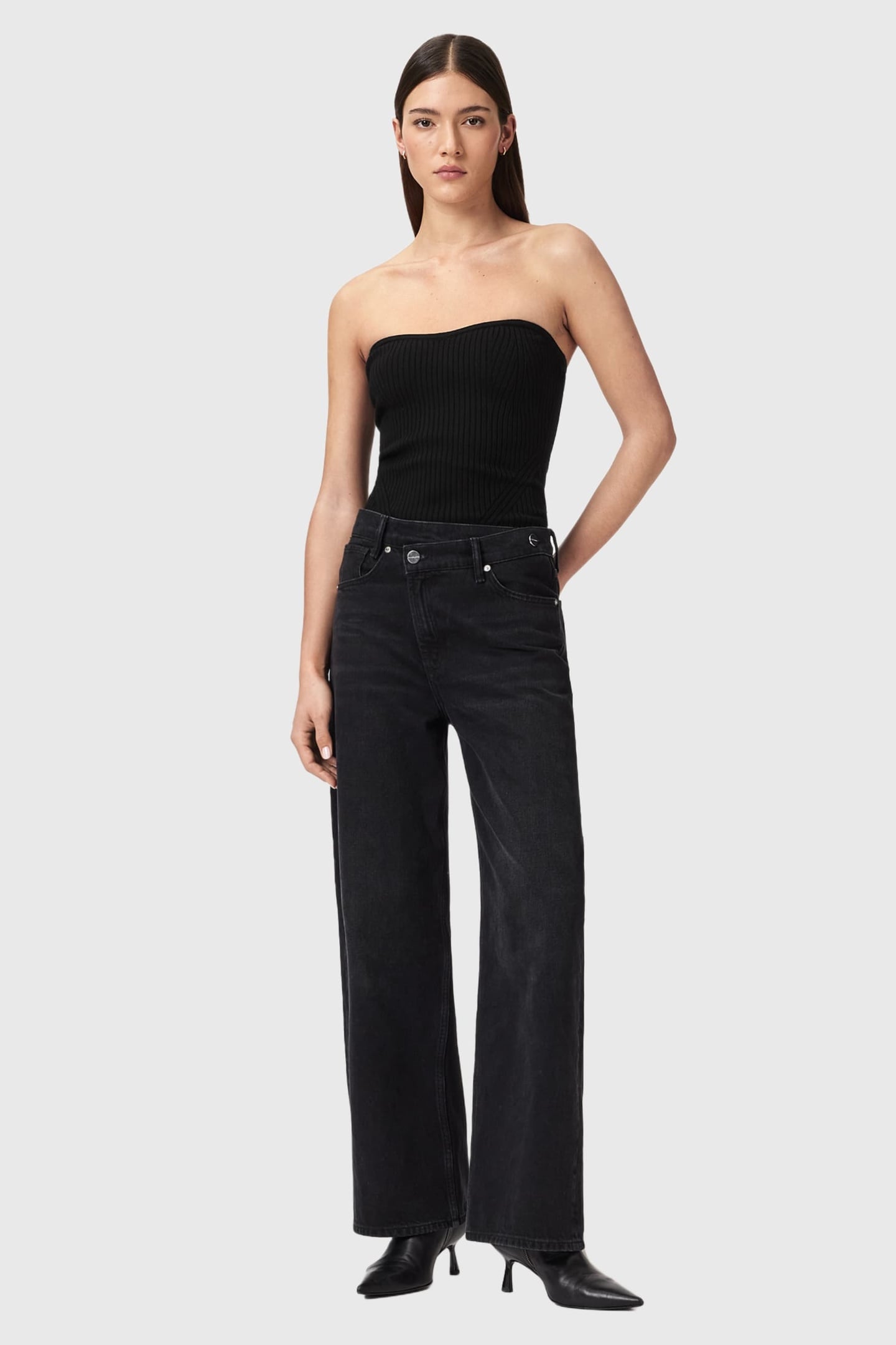 CRUZ BANDEAU TOP BLACK 1