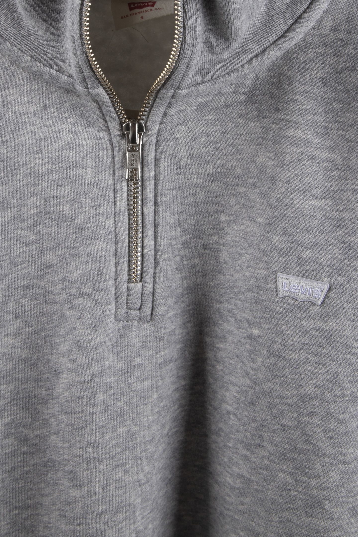 EVERYDAY 1/4 ZIP MID HEATHER GREY 4