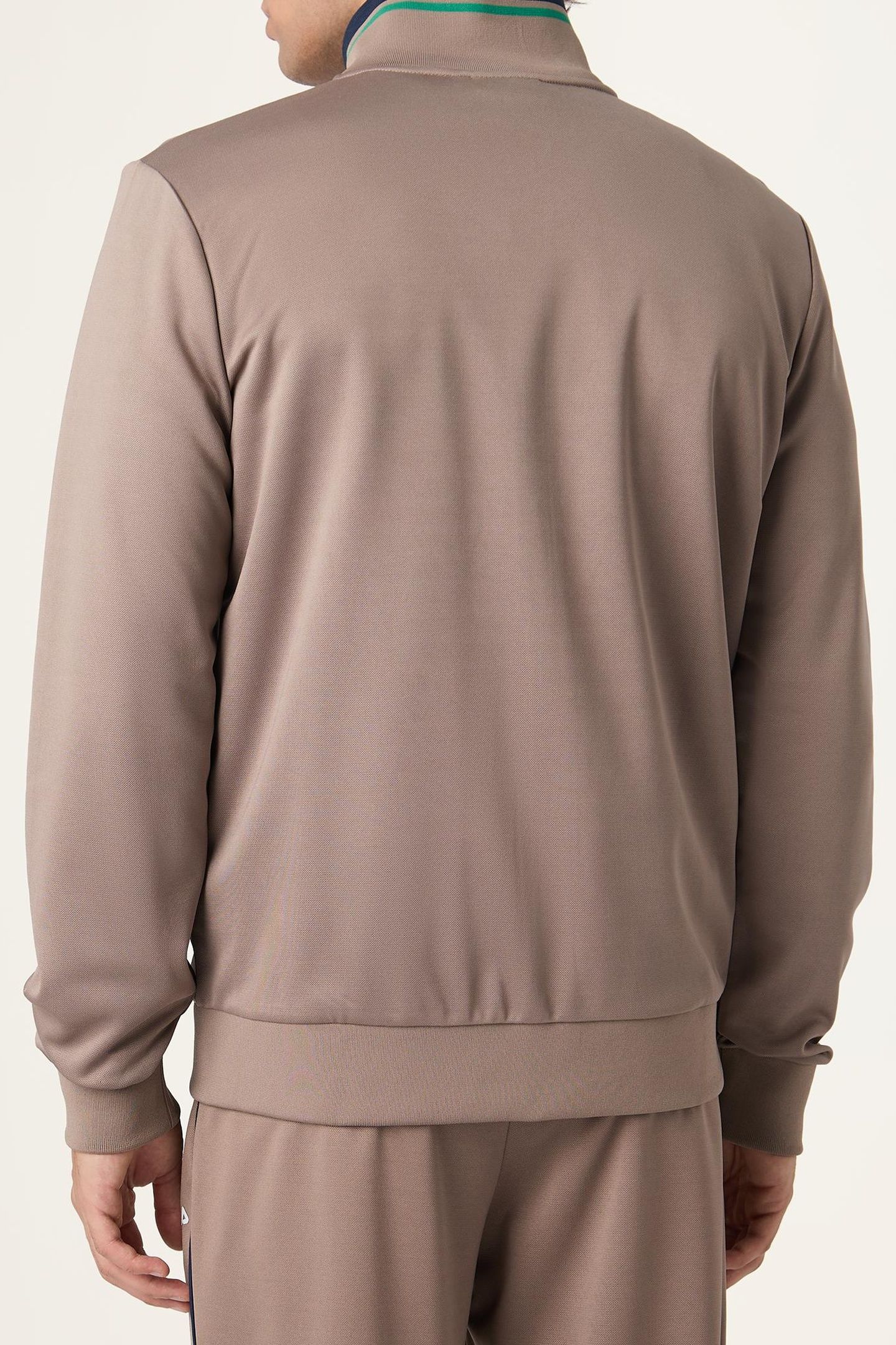 SAGANO REGULAR TAPED TRACK JACKET TAUPE GRAY 3