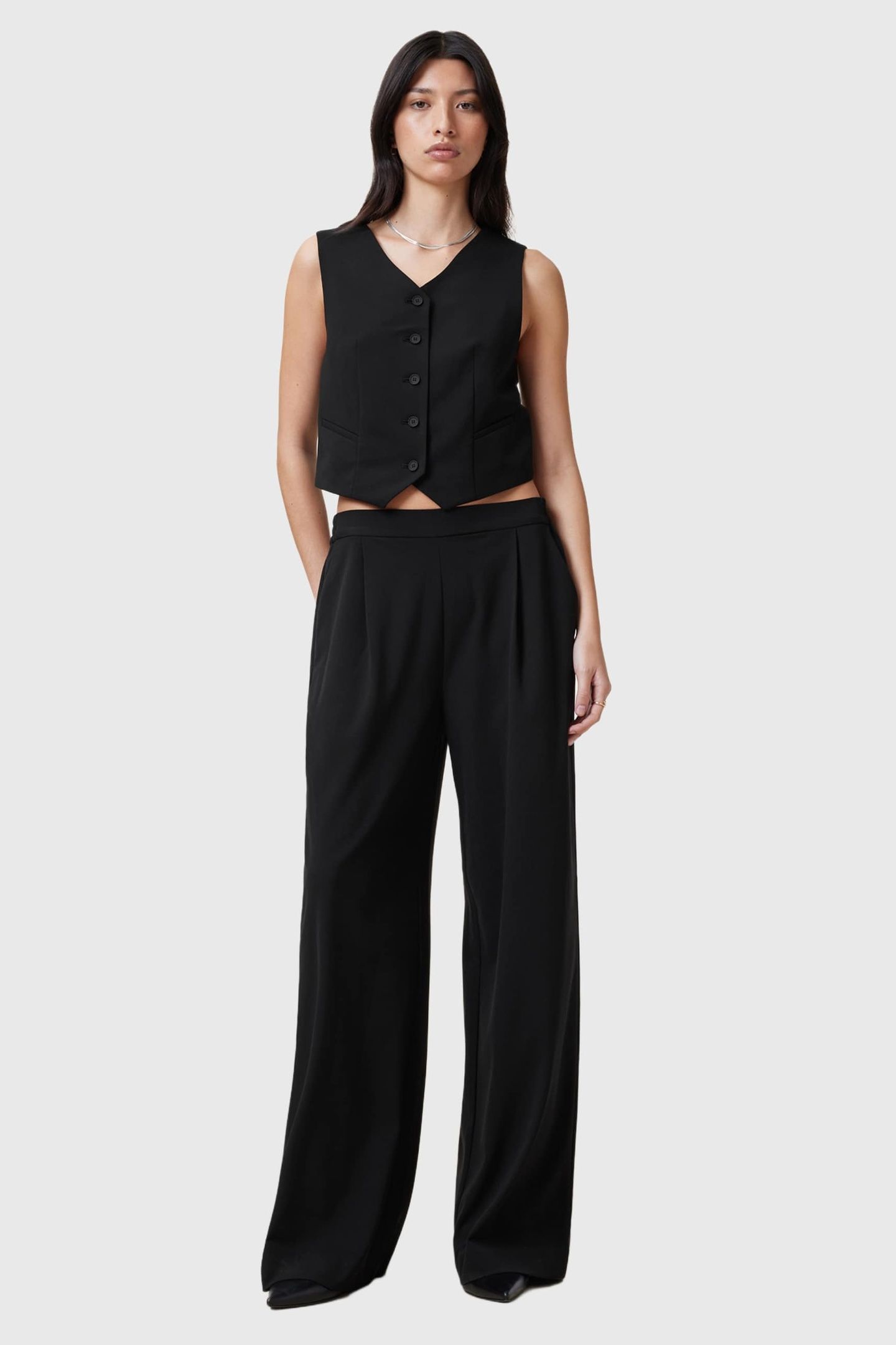 ALEIDA TRI WAISTCOAT BLACK 3