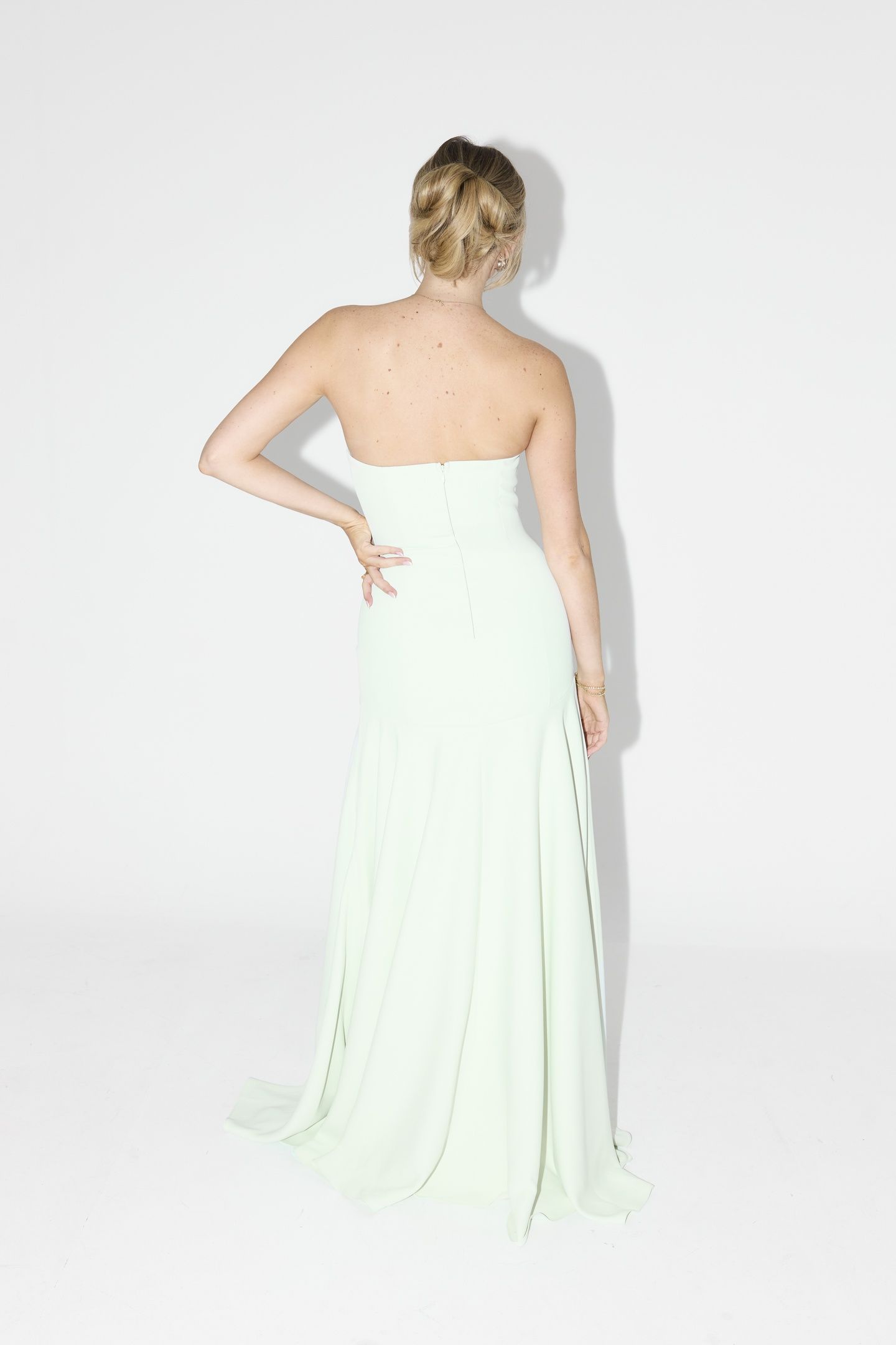 STRAPLESS MAXI DRESS MINT 2