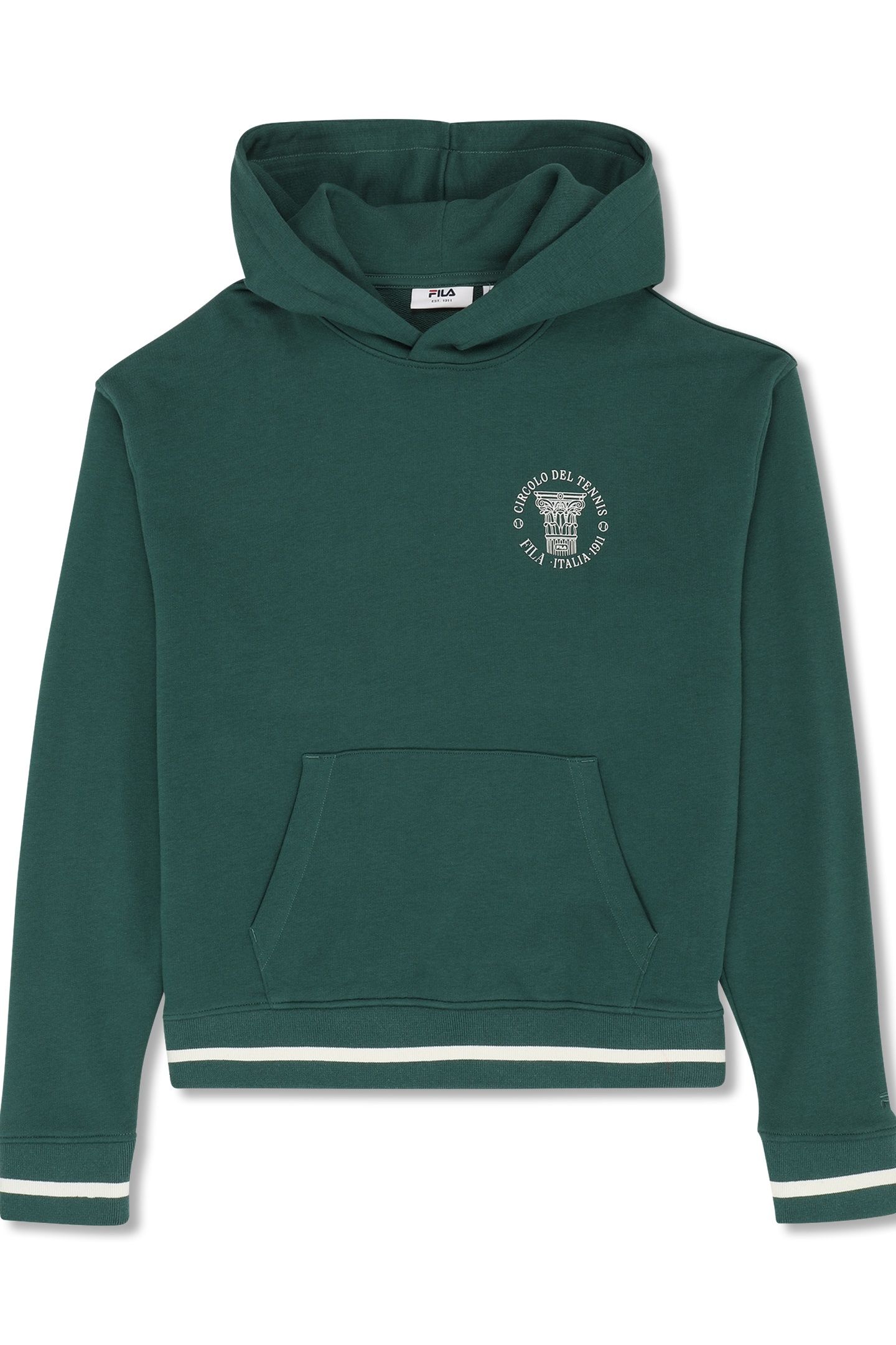 MARLIA RELAXED GRAPHIC HOODIE POSY GREEN 5