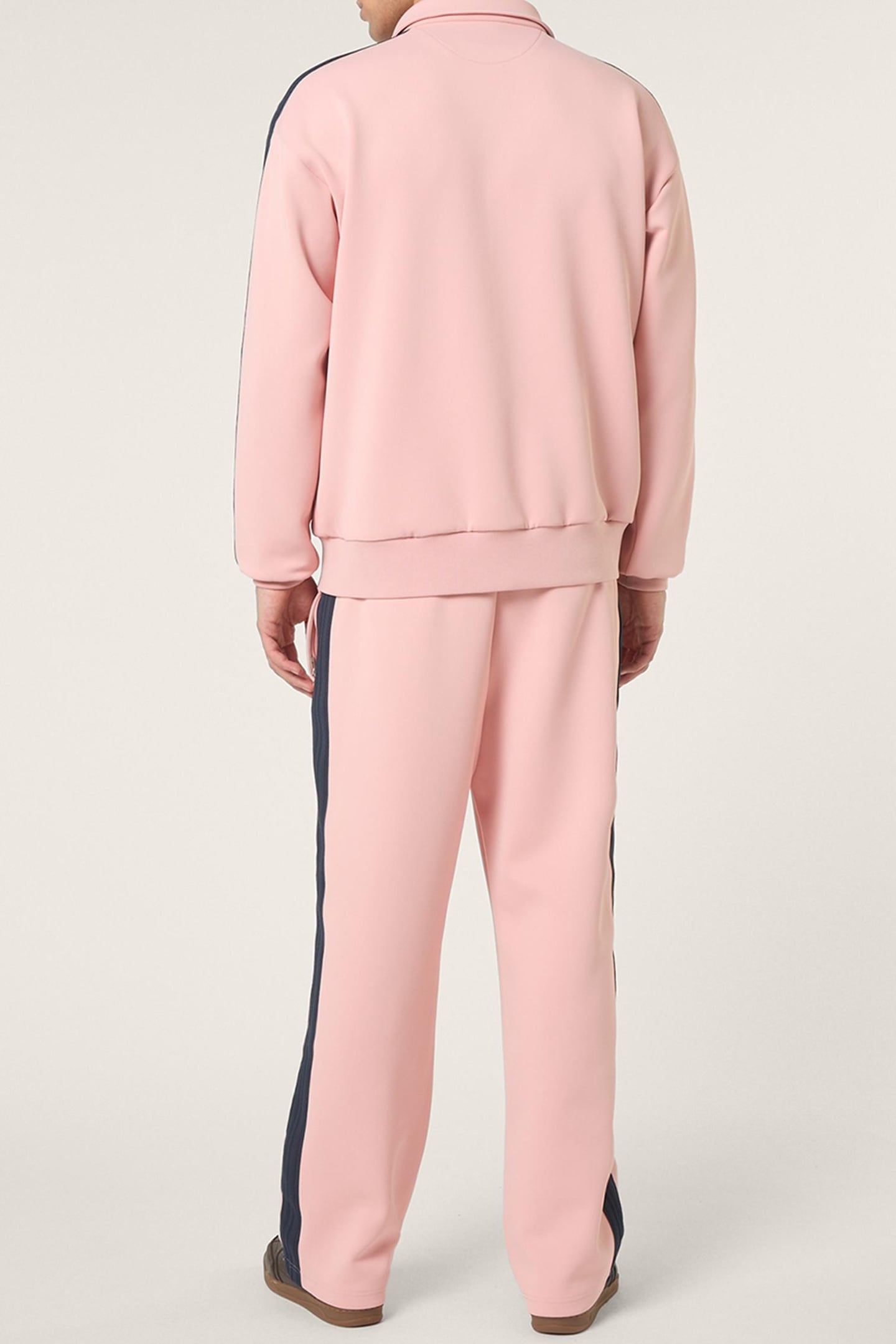VAIANO RELAXED TAPED TRACK PANTS MELLOW ROSE 3