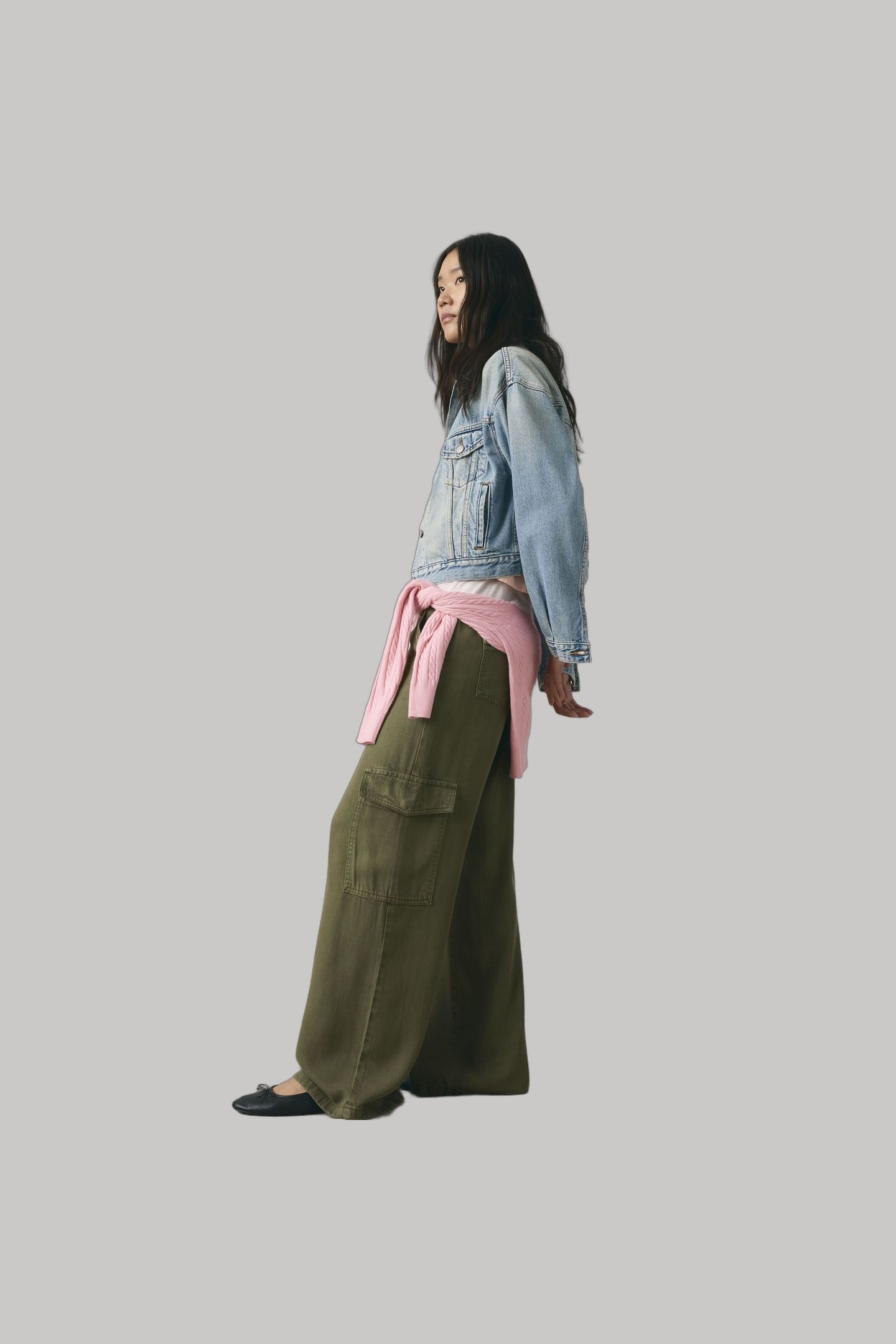 BAGGY DAD LIGHTWEIGHT CARGO PANTS 4