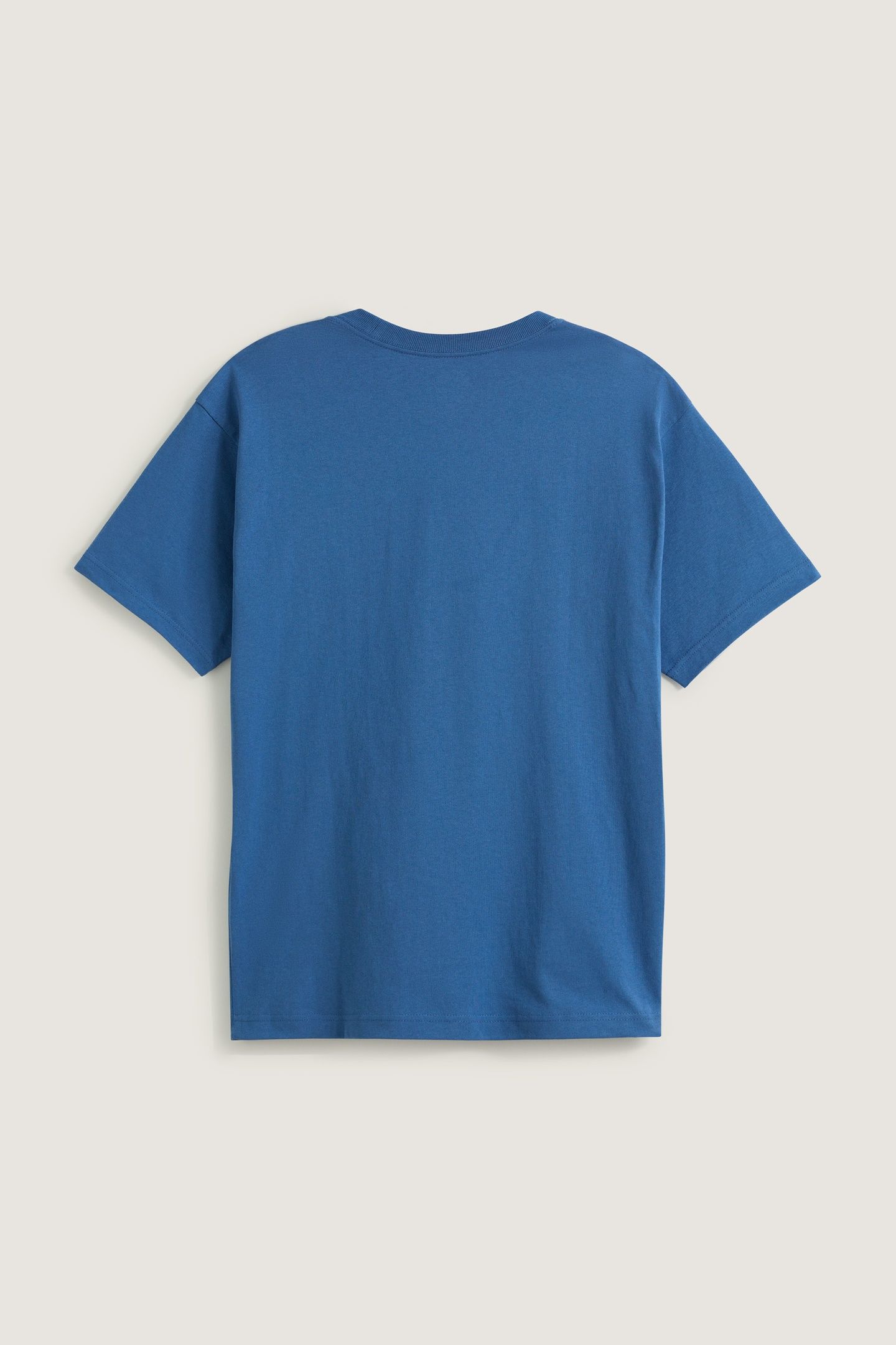 BLOCKED BOX LOOSE SS TRUE NAVY 4
