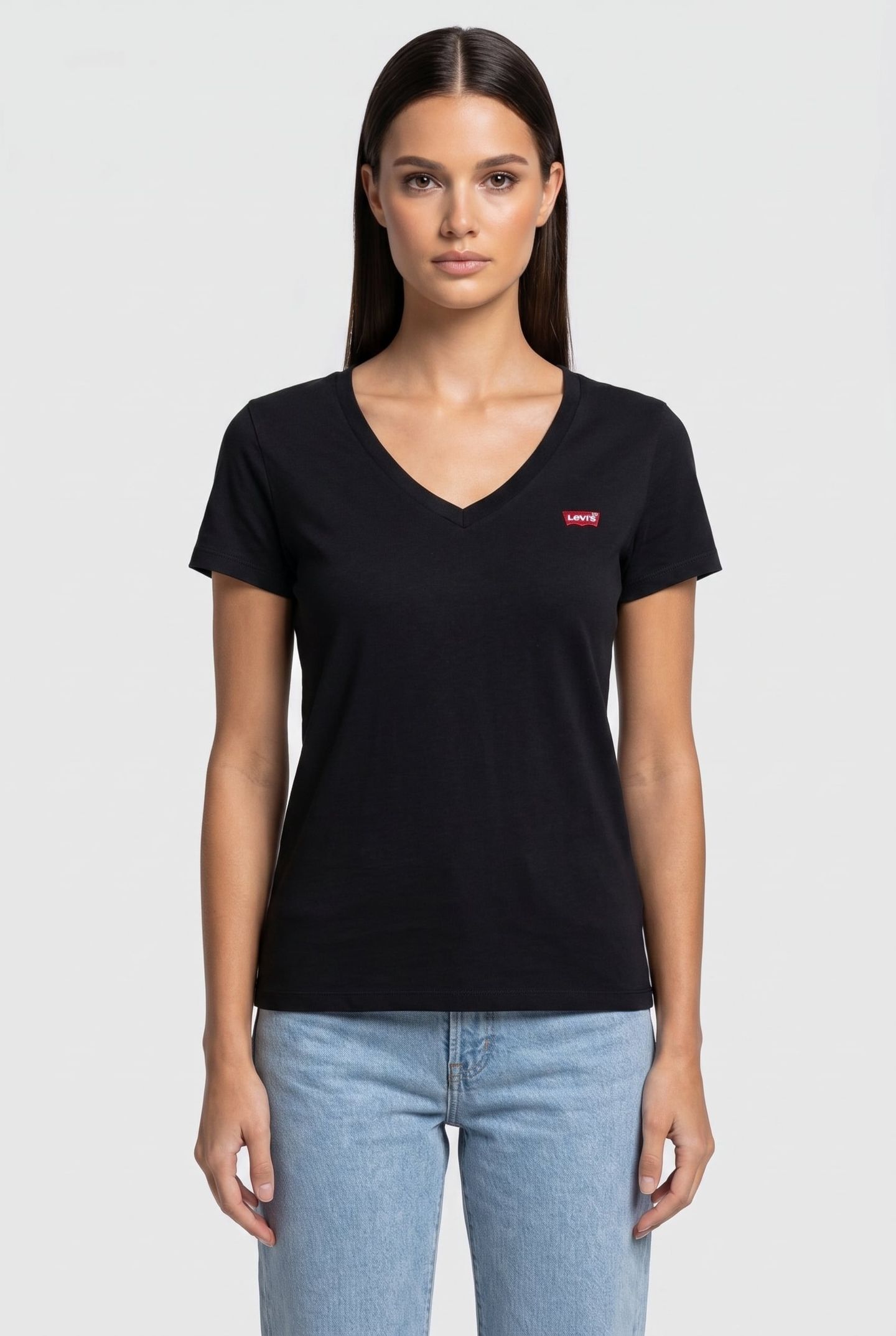 LSEPERFECT VNECK MINERAL BLACK 1