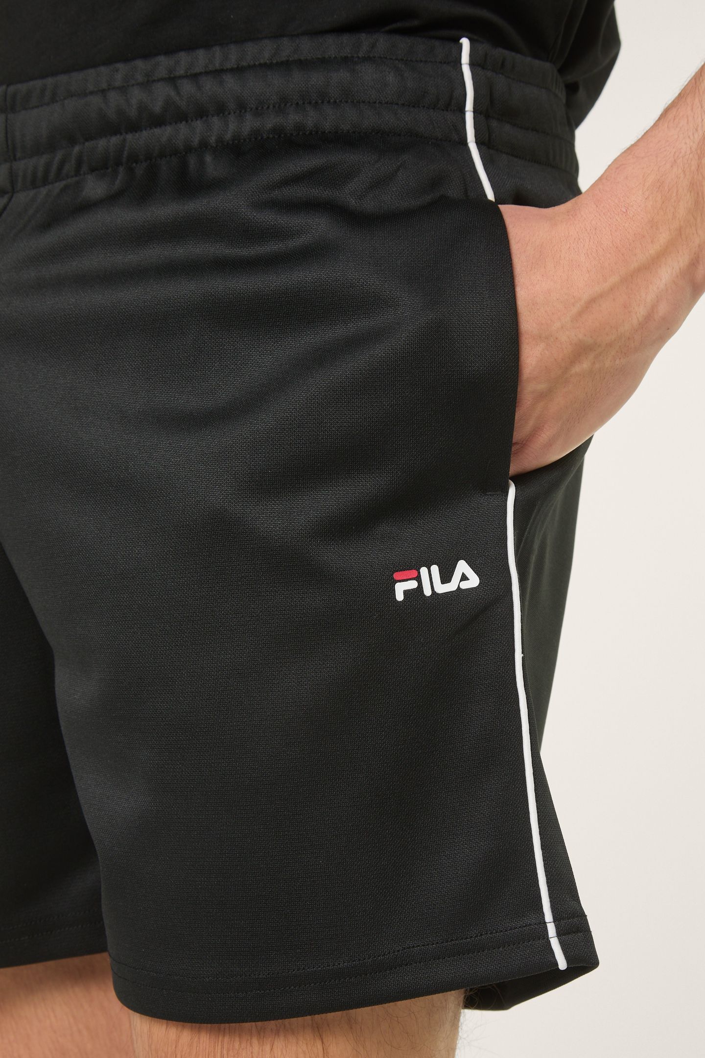 SAGANO REGULAR TRACK SHORTS BLACK 4