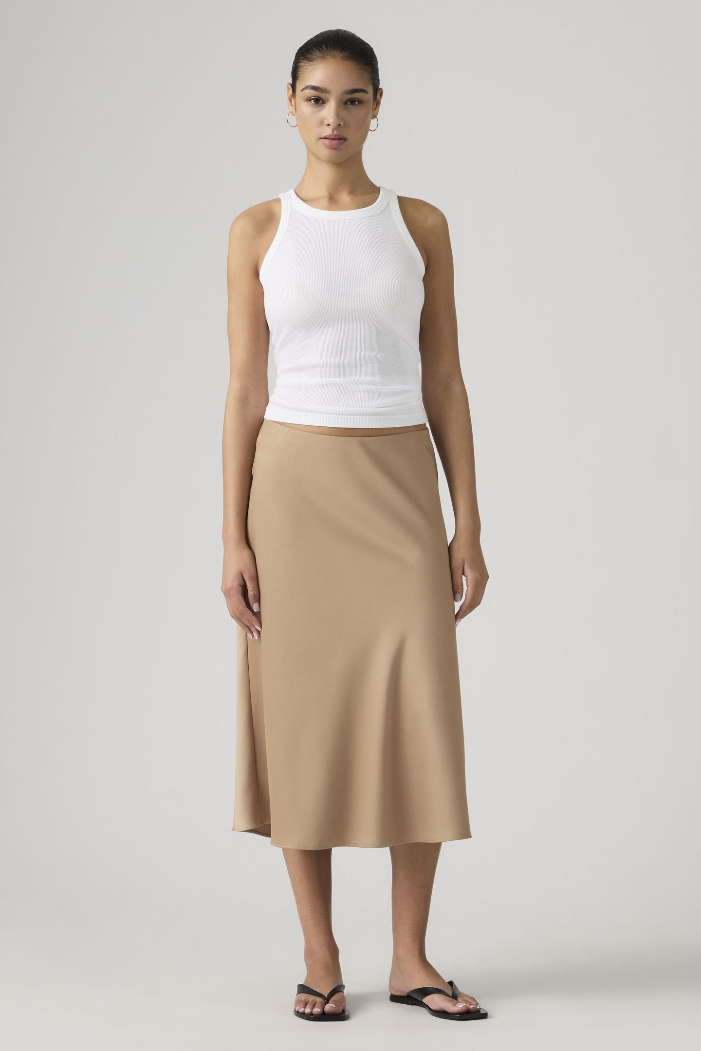 ARIEL MIDI SLIP SKIRT 2