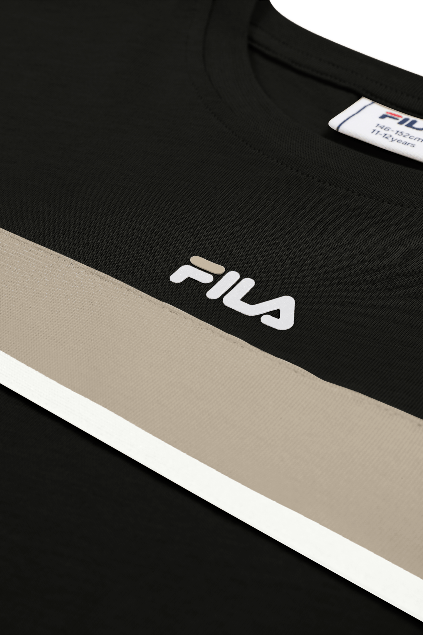 FORCOLI REGULAR TAPED T-SHIRT BLACK 3