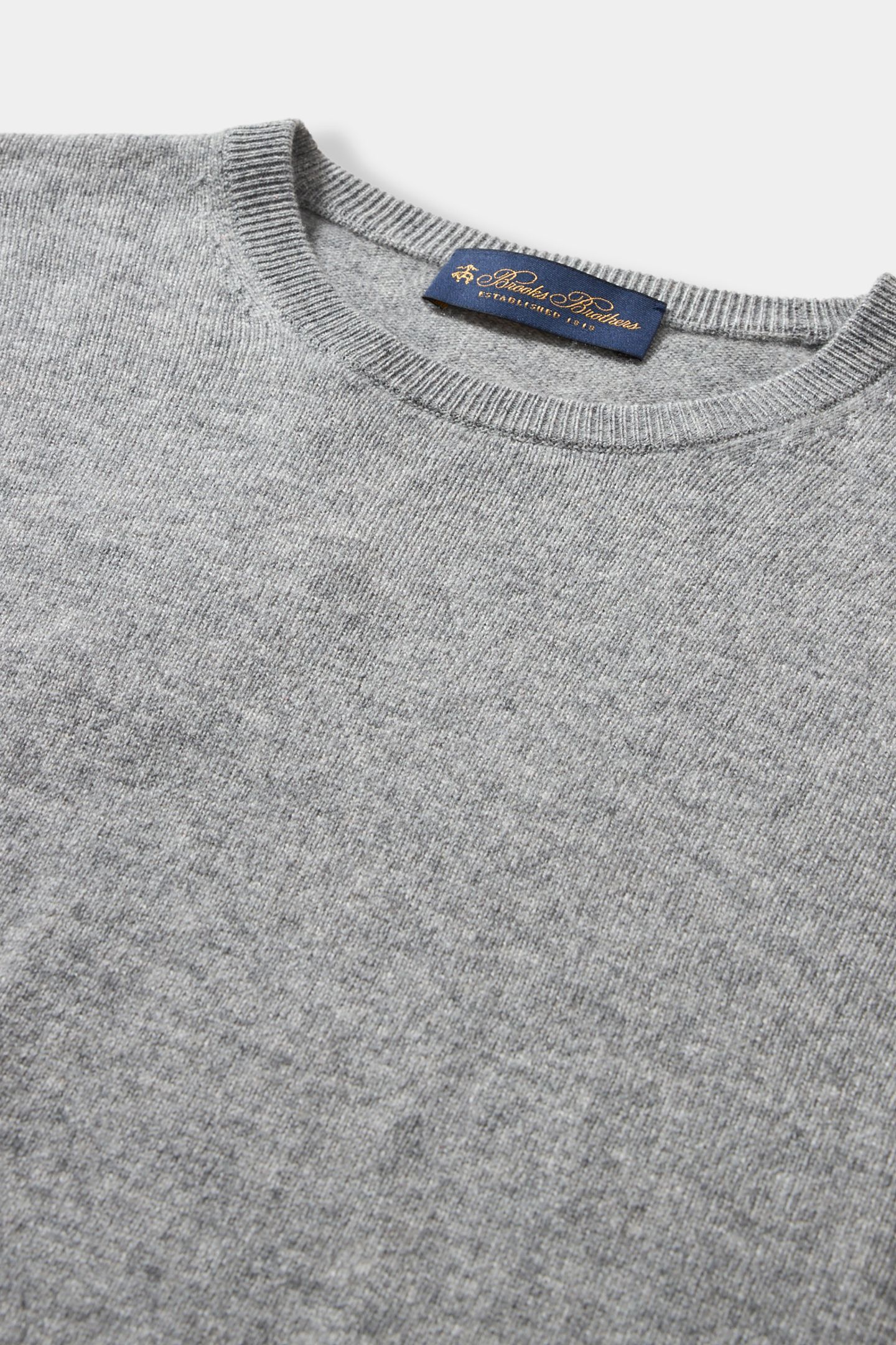 CASHMERE CREWNECK LIGHT GREY 4
