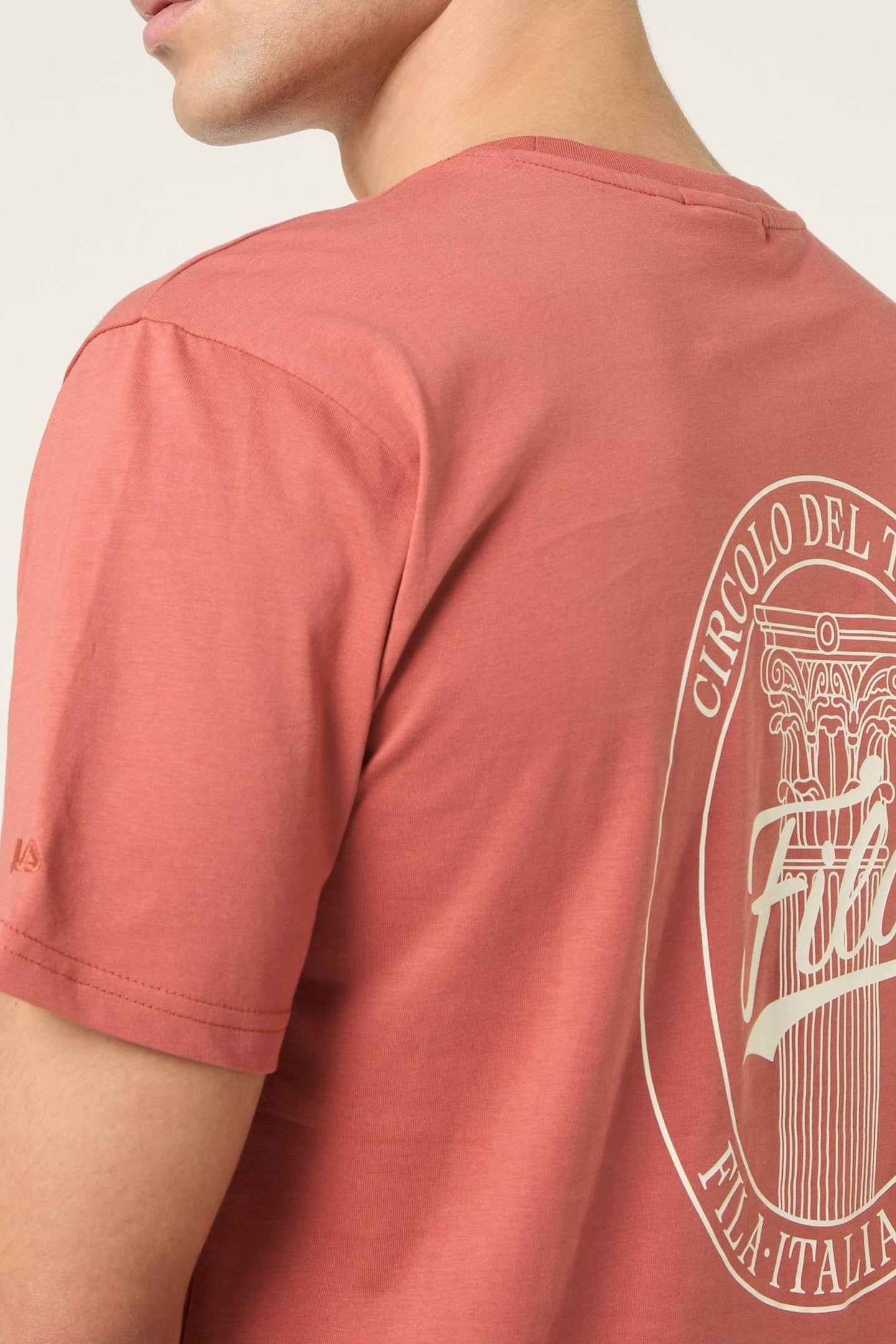 PIGNONE RELAXED GRAPHIC T-SHIRT ETRUSCAN RED 4
