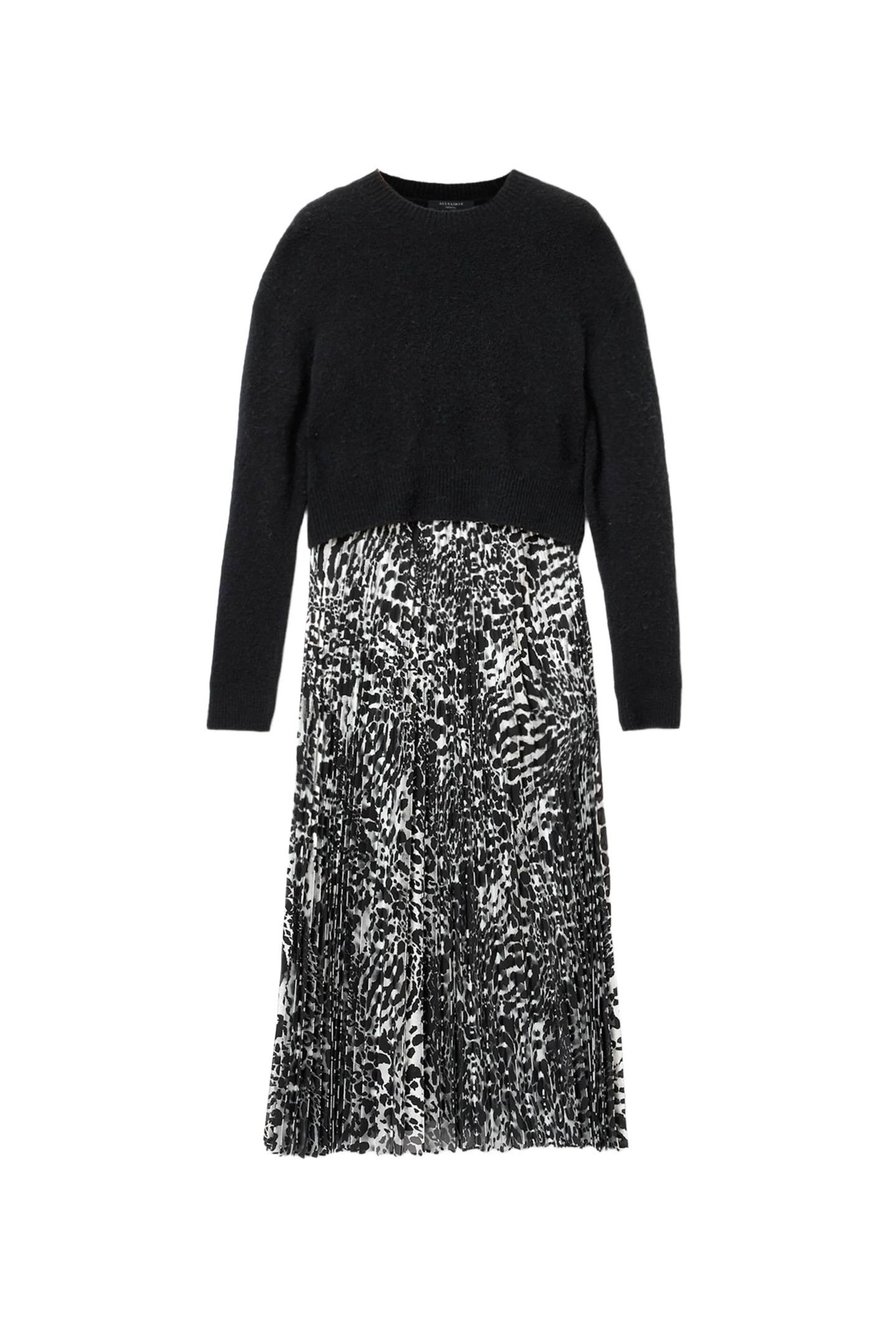 SPARK LEPPO DRESS BLACK/CHARCOAL 5