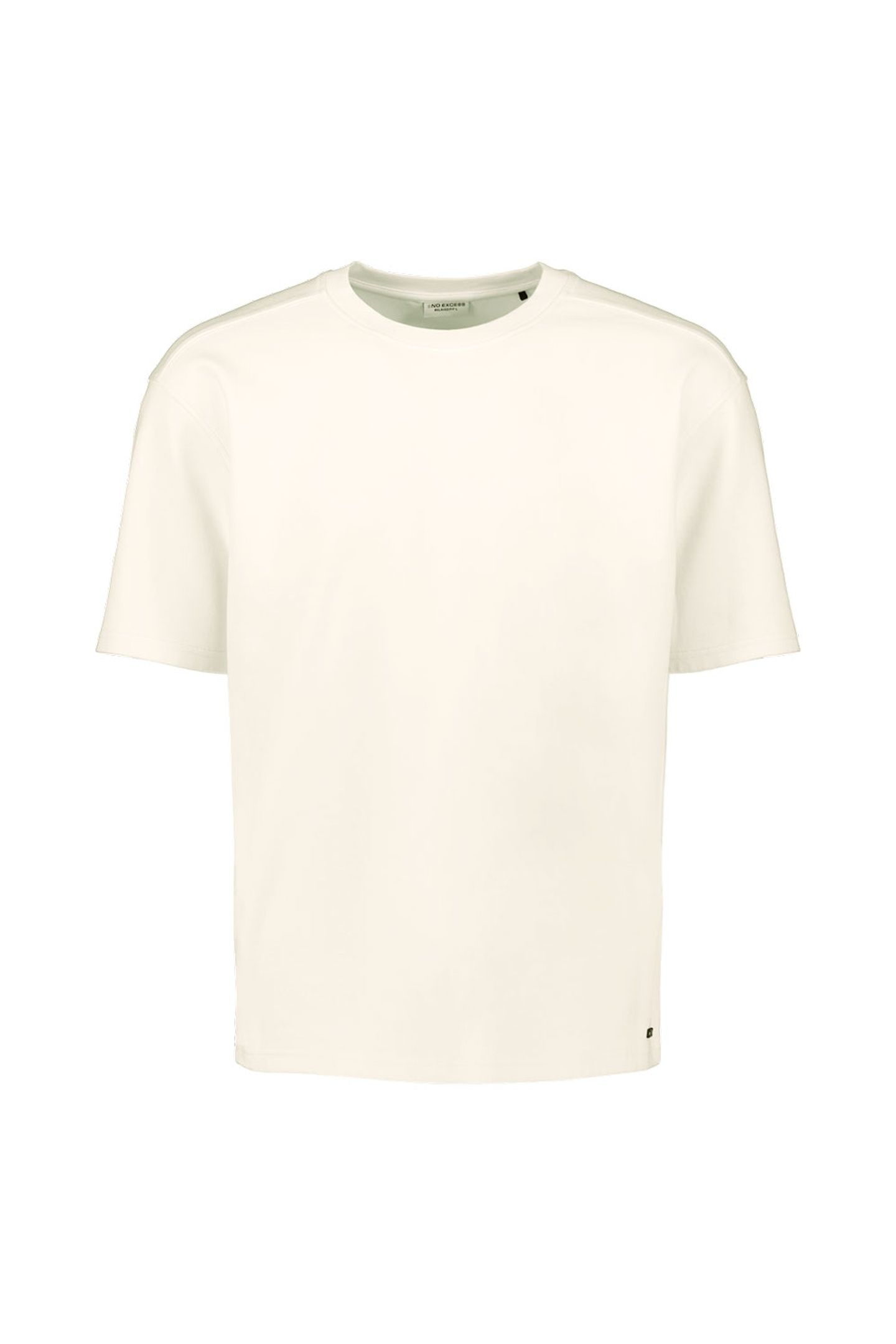T-SHIRT CREWNECK SOLID HEAVY INTERLOCK OFFWHITE 4