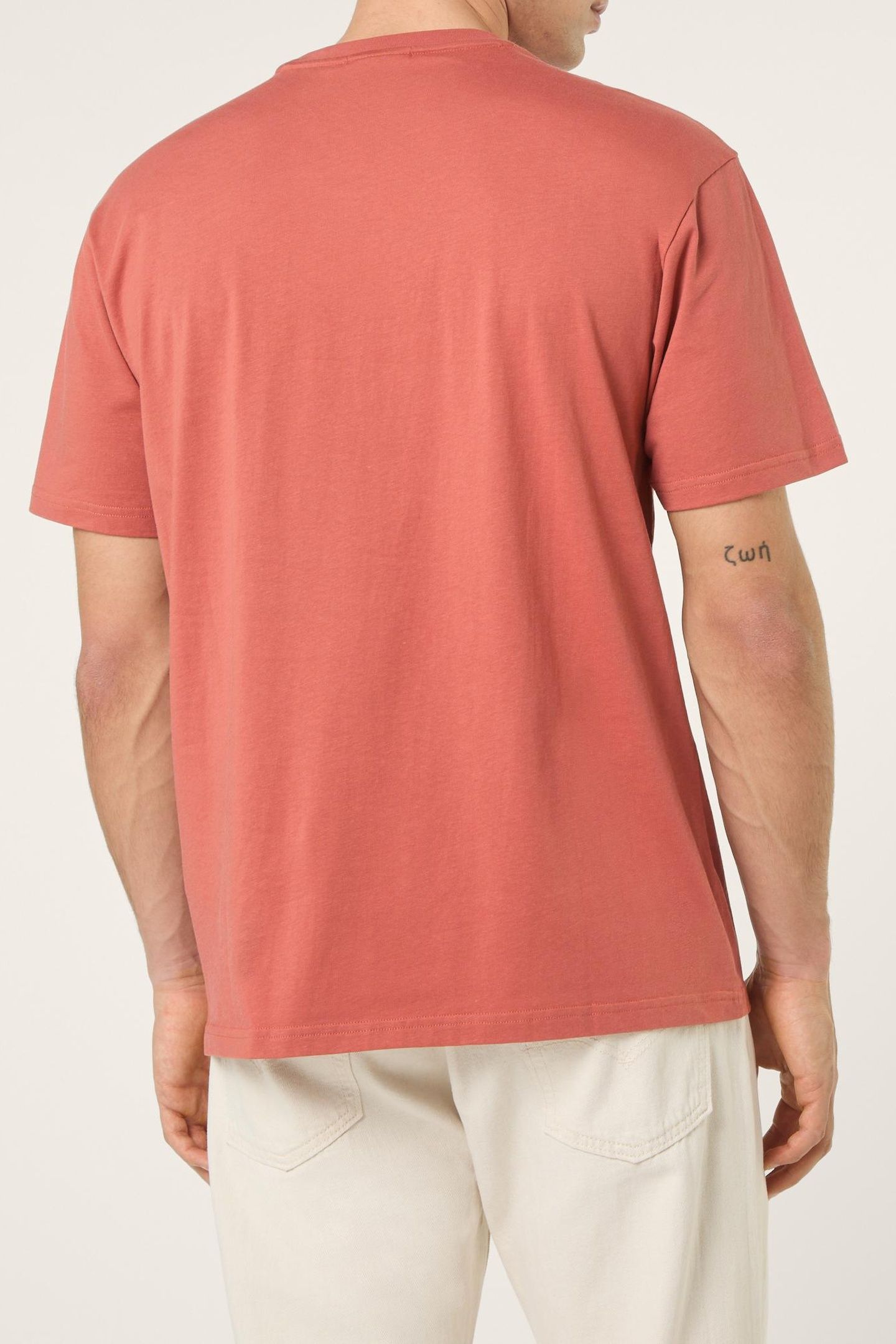 VINCI RELAXED GRAPHIC T-SHIRT ETRUSCAN RED 3
