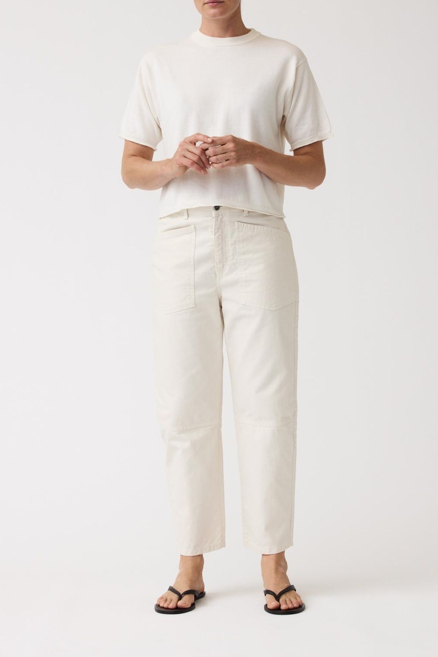 HEATHER DENIM ECRU 1