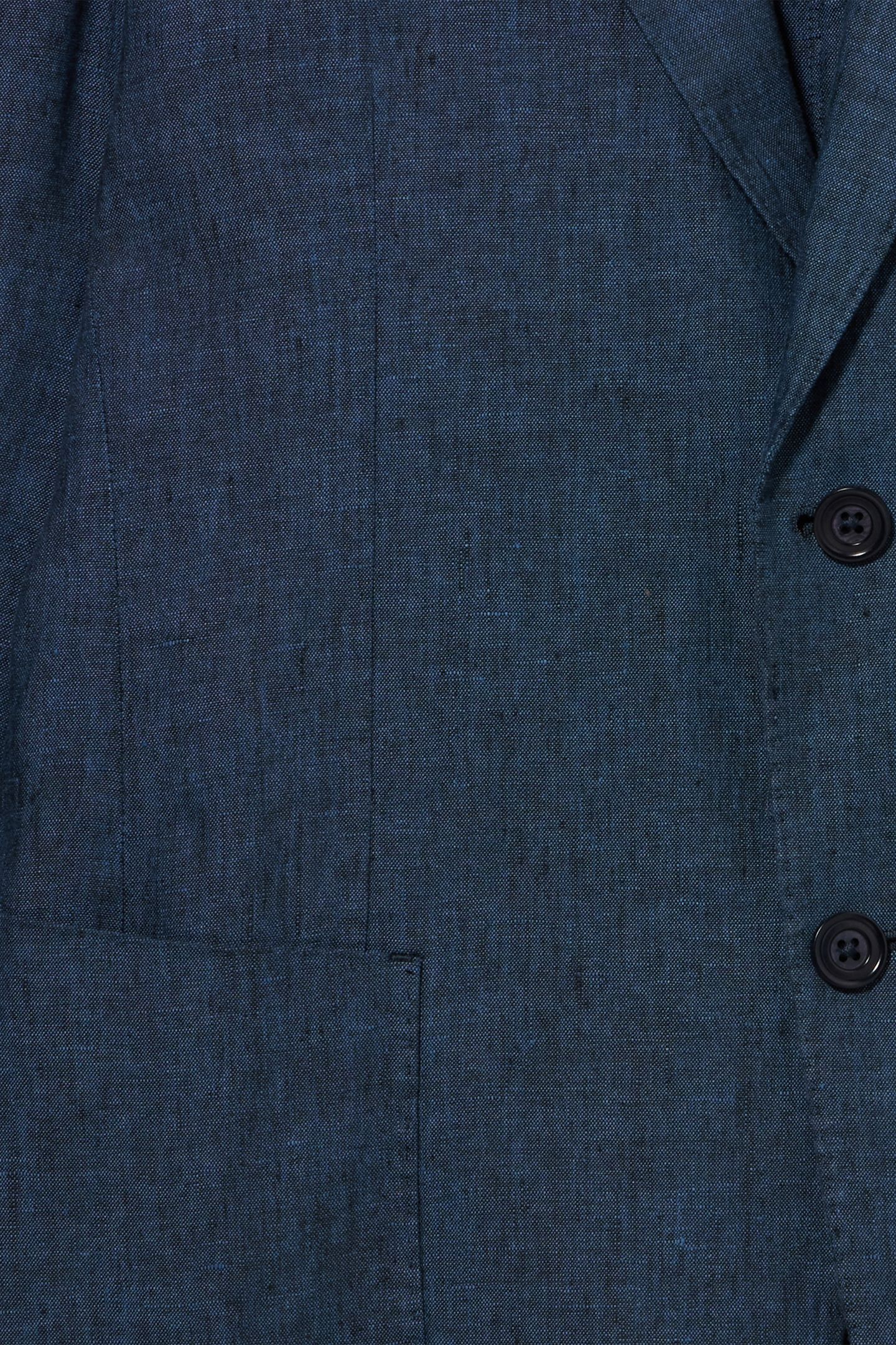 JACKET REGULAR LINING LINEN BLUE 4