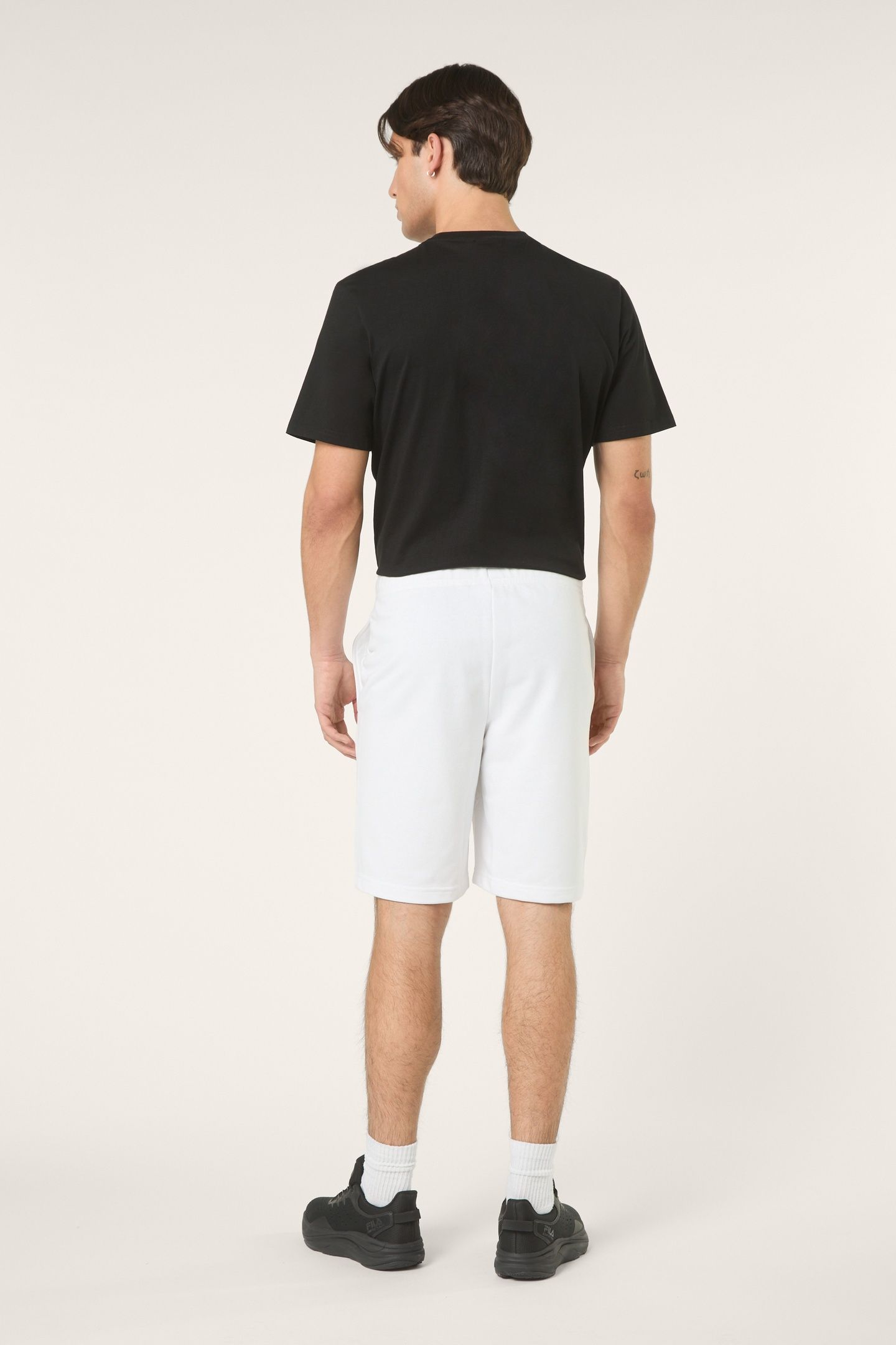 LUSCIANO SWEAT SHORTS BRIGHT WHITE 3