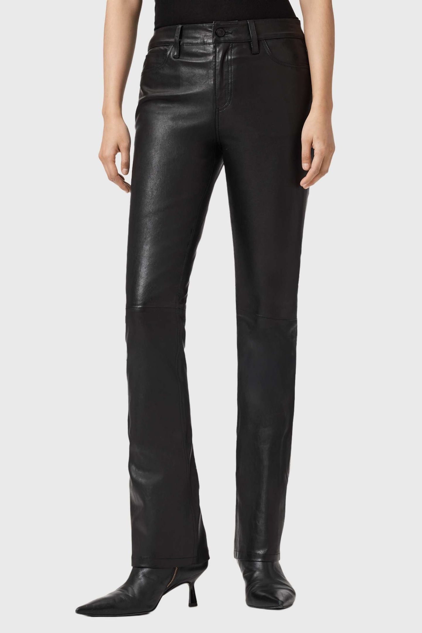 HALDAN LTHR TROUSER BLACK 2