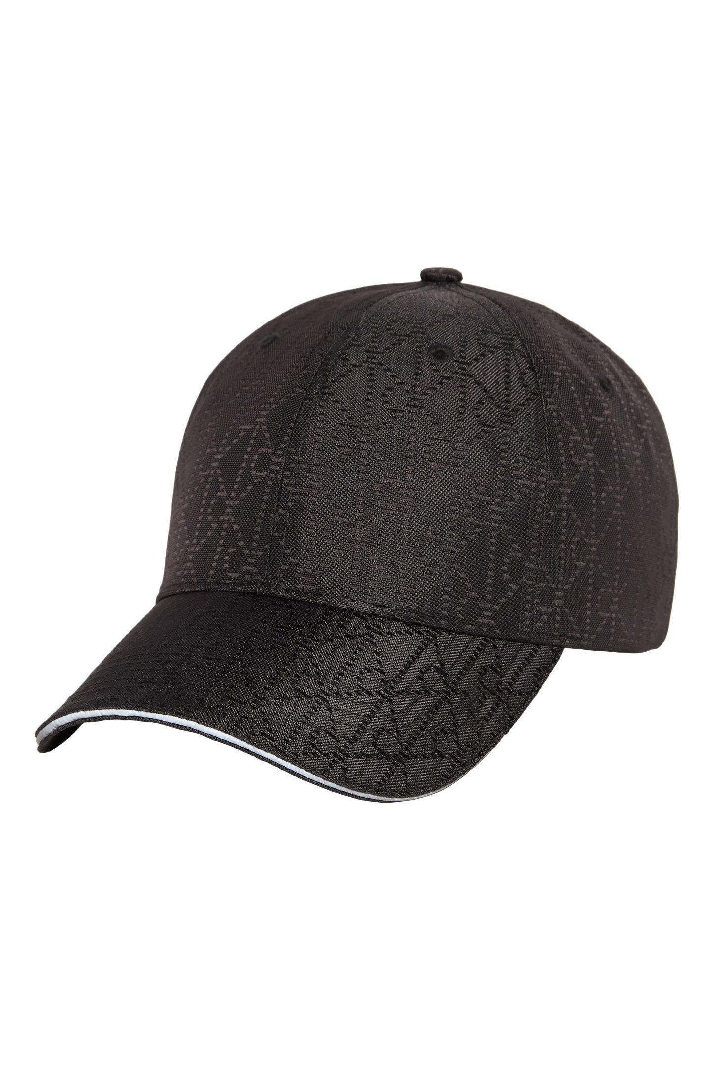 MONOGRAM BASEBALL CAP BLACK 1
