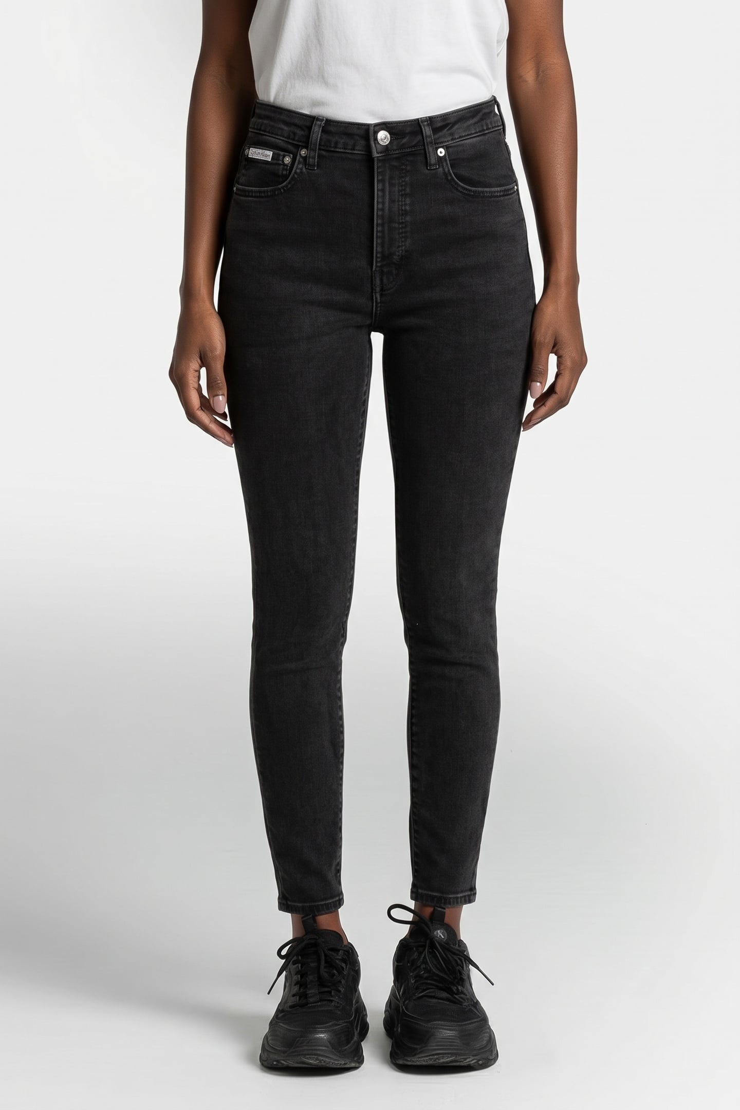 HIGH RISE SKINNY JEANS CK ESSENTIAL BLACK 1