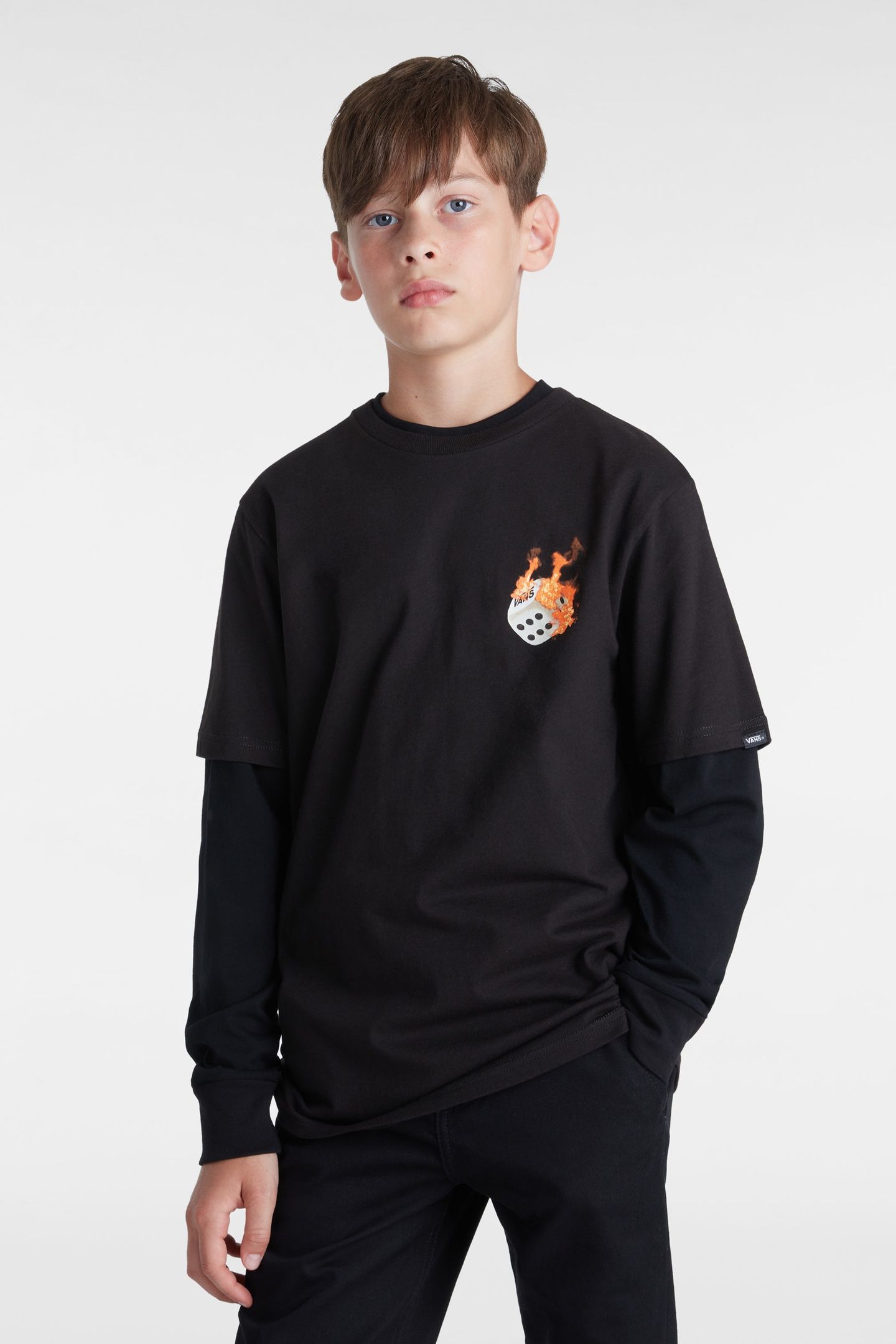 BOYS NO DICE SS BLACK 1