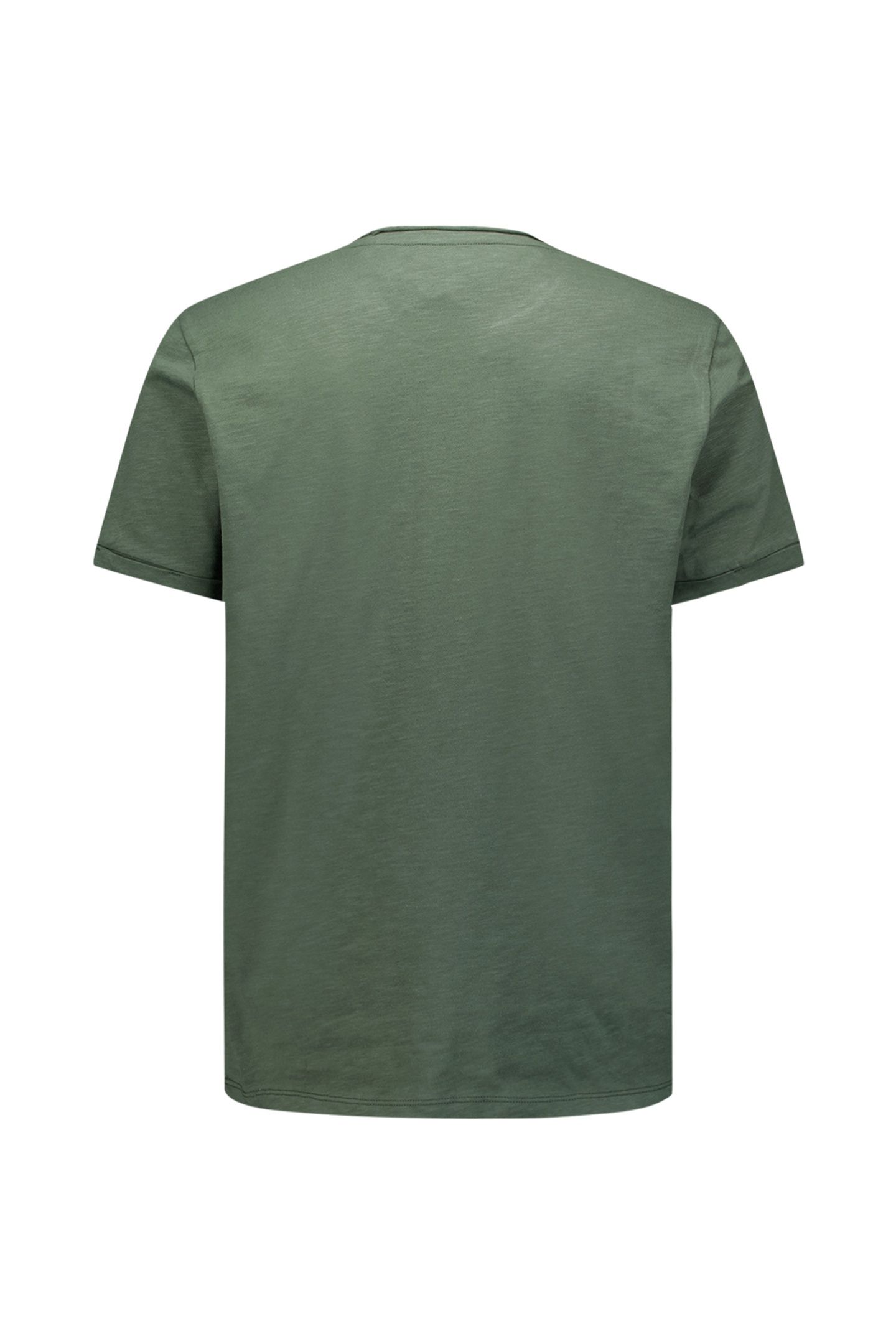 T-SHIRT CREWNECK SLUB DARK GREEN 6