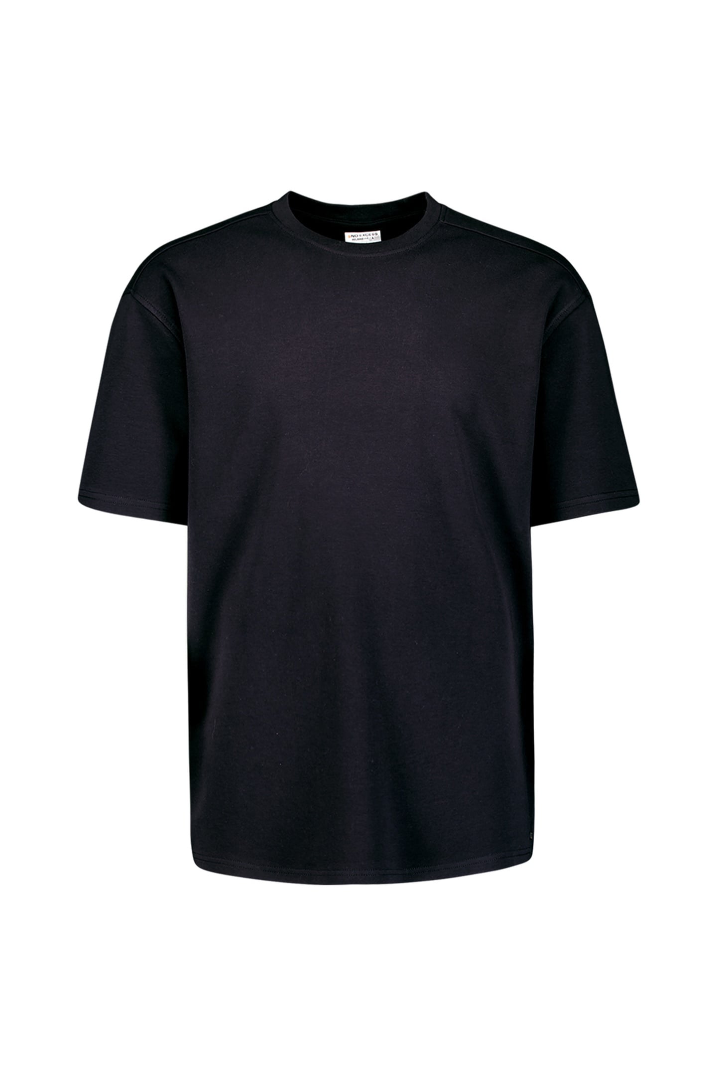 T-SHIRT CREWNECK SOLID HEAVY INTERLOCK BLACK 4