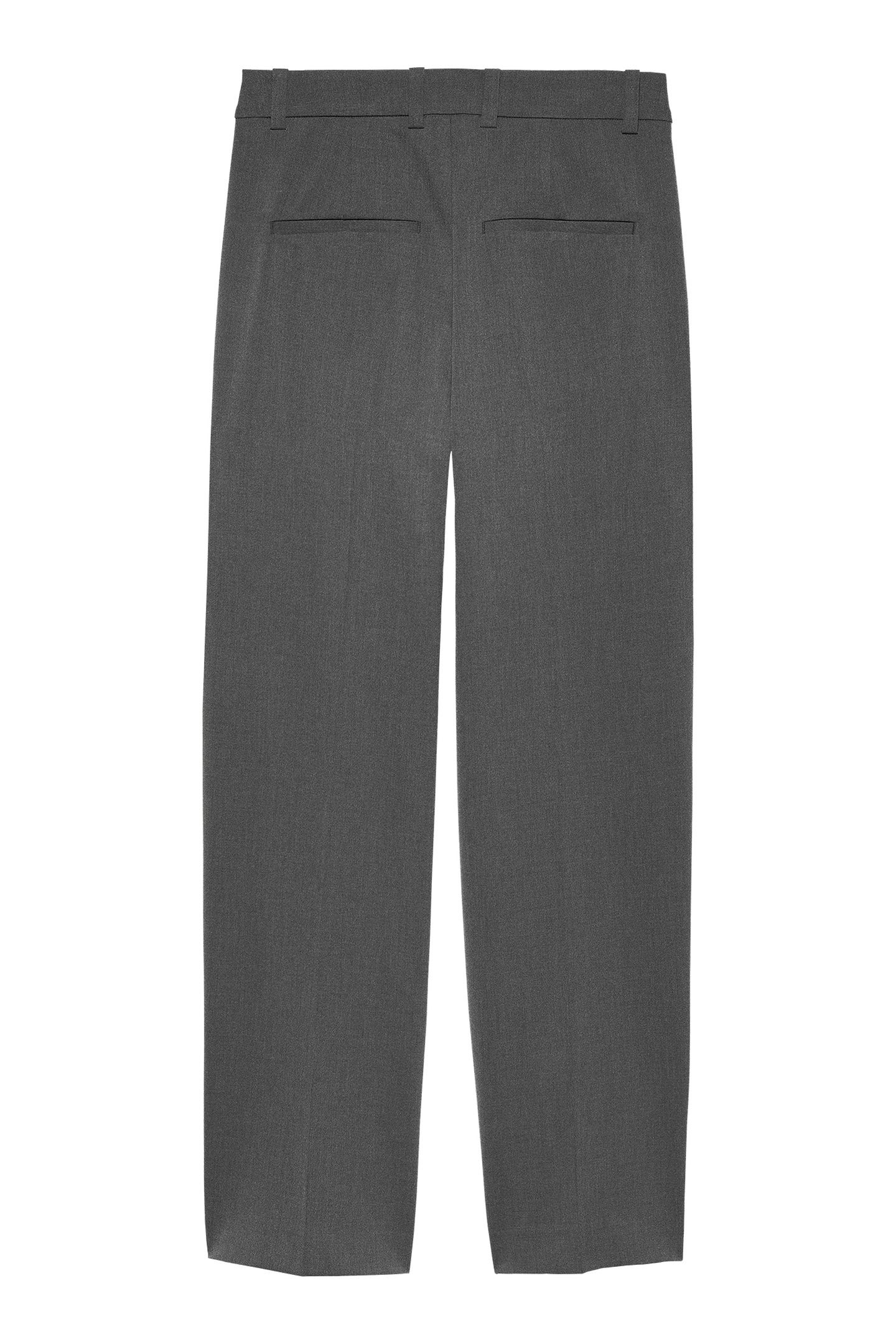 TAPERED TROUSERS DARK GREY MELANGE 5