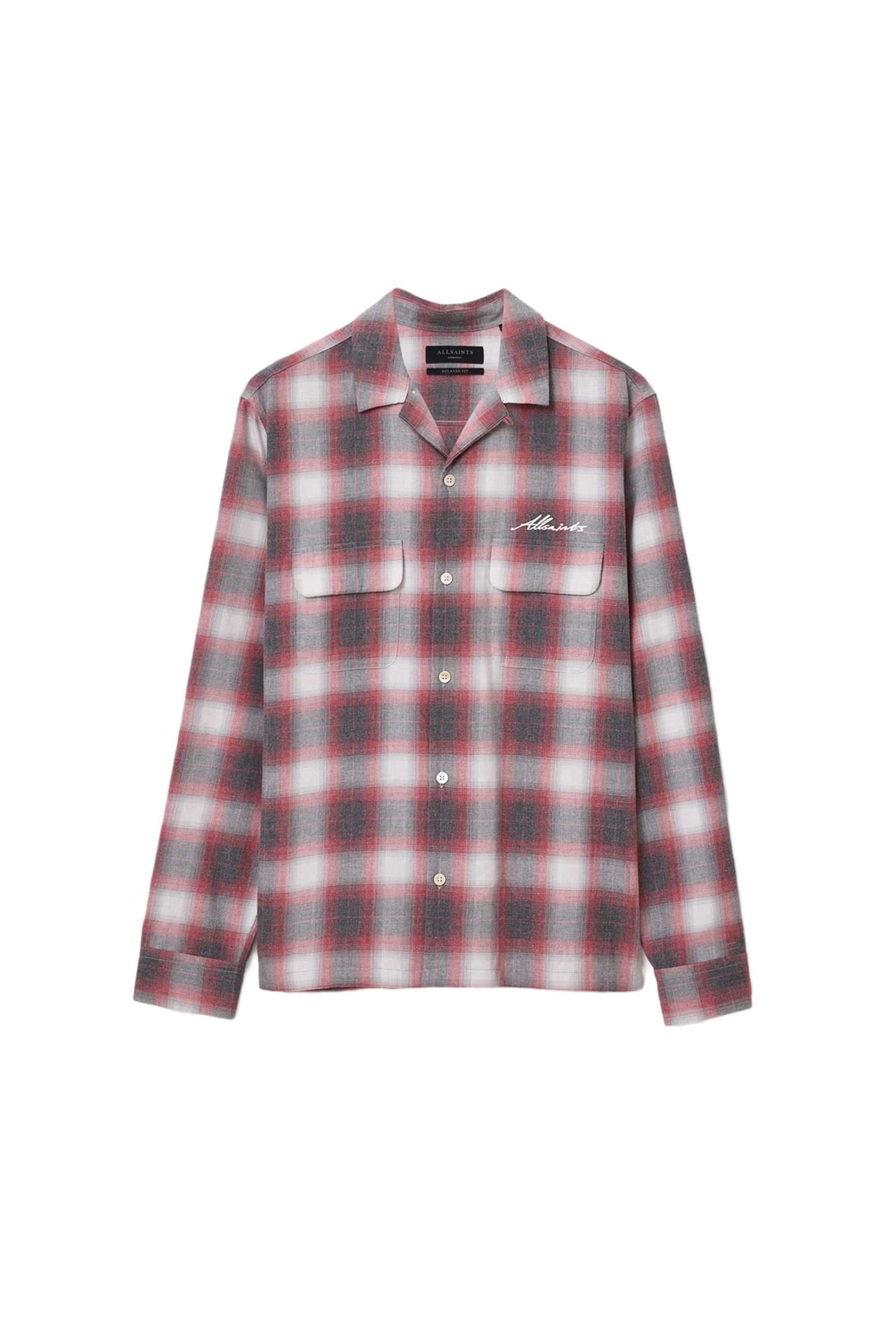 SHAMS LS SHIRT CLARET RED 8